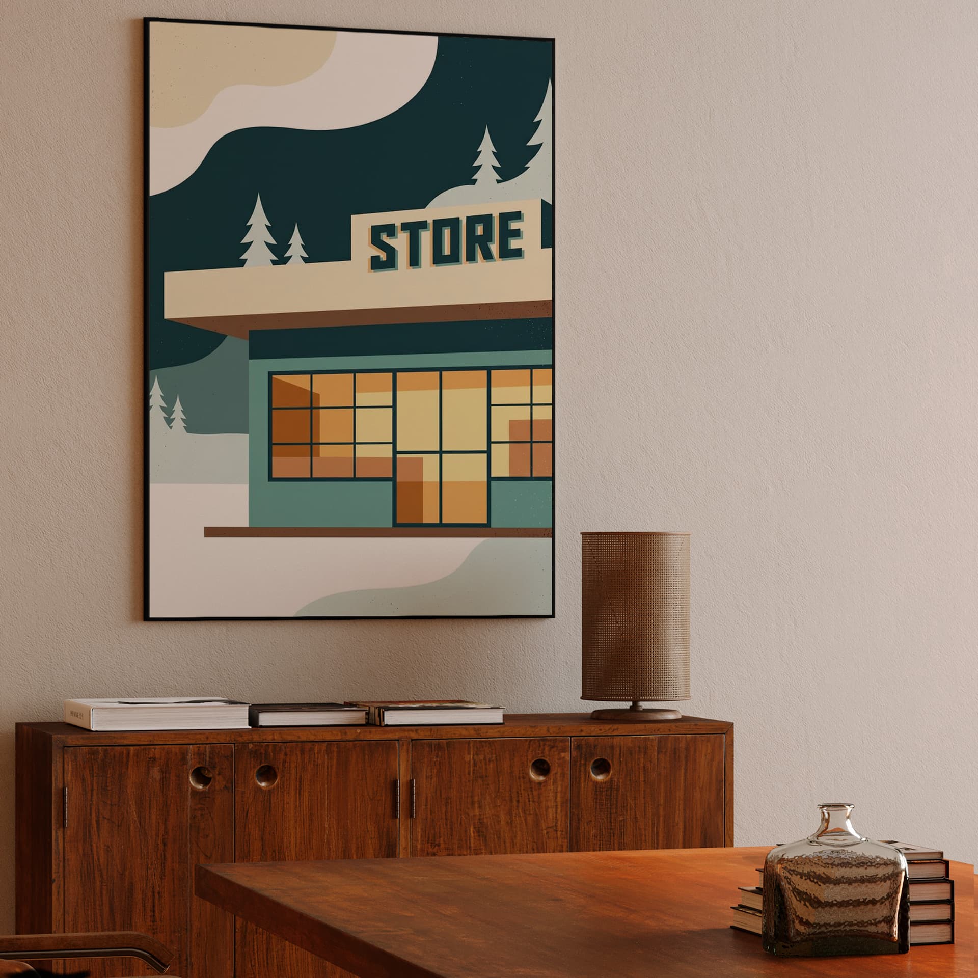 Quiet Winter Storefront