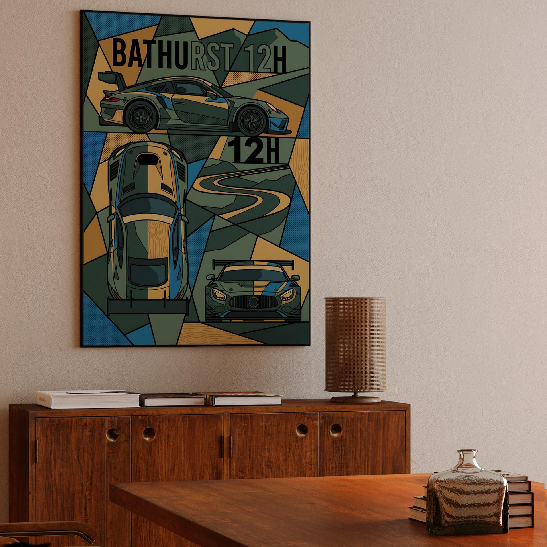 Bathurst 12h Geometric Grid: Porsche & Mercedes at Mount Panorama