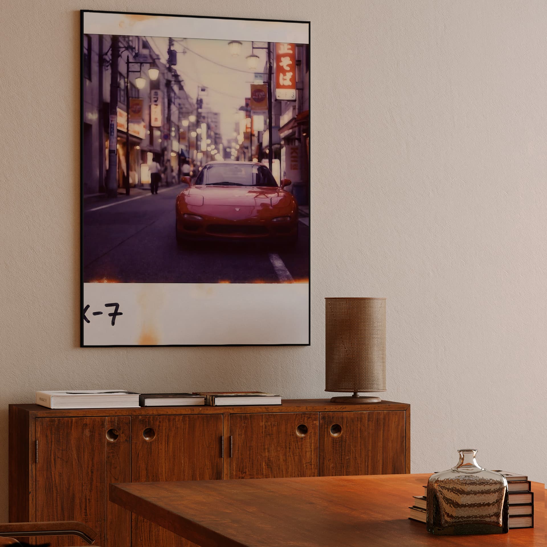Nostalgic Nights: Mazda RX-7 FD Instant Film