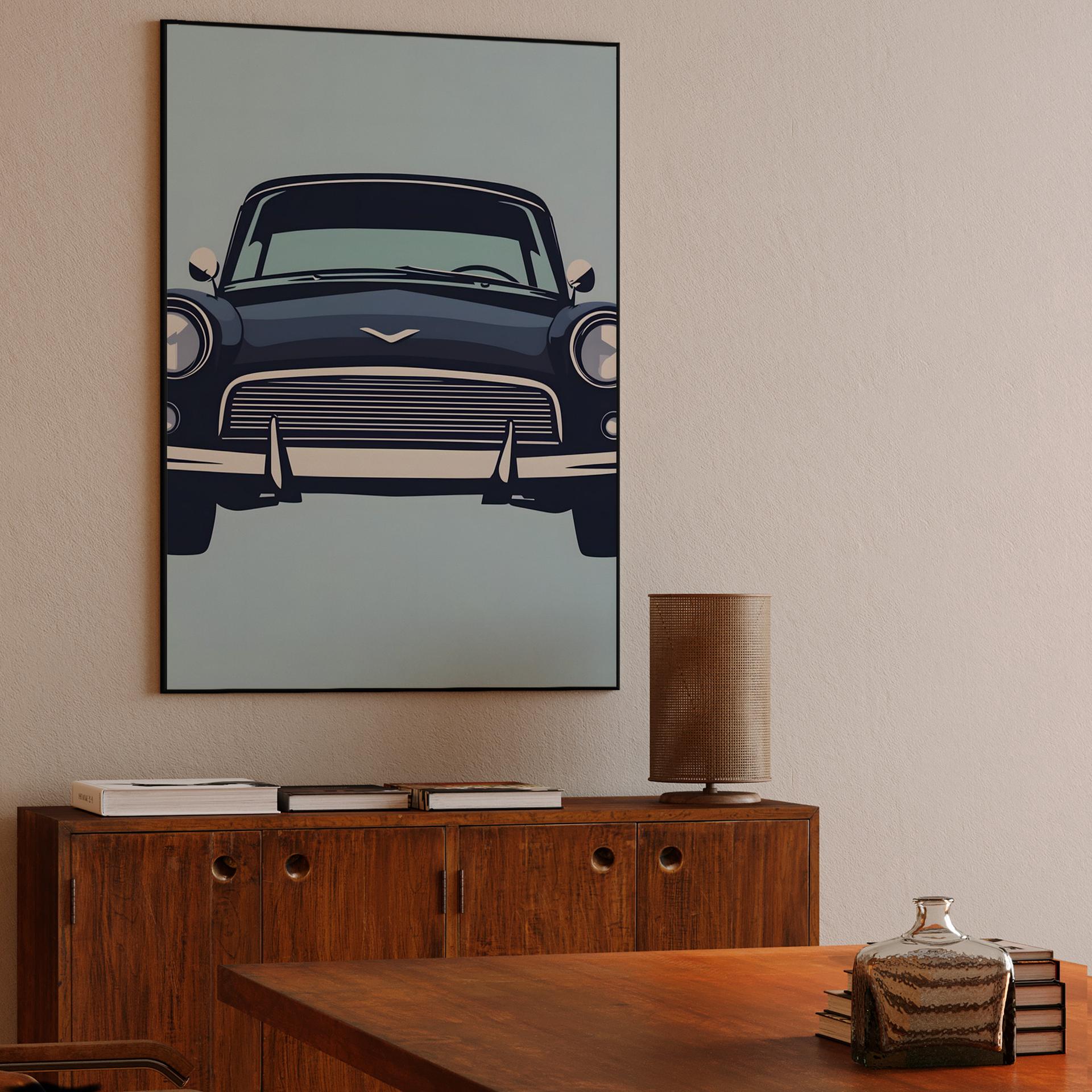 Minimalist Blue Bel Air