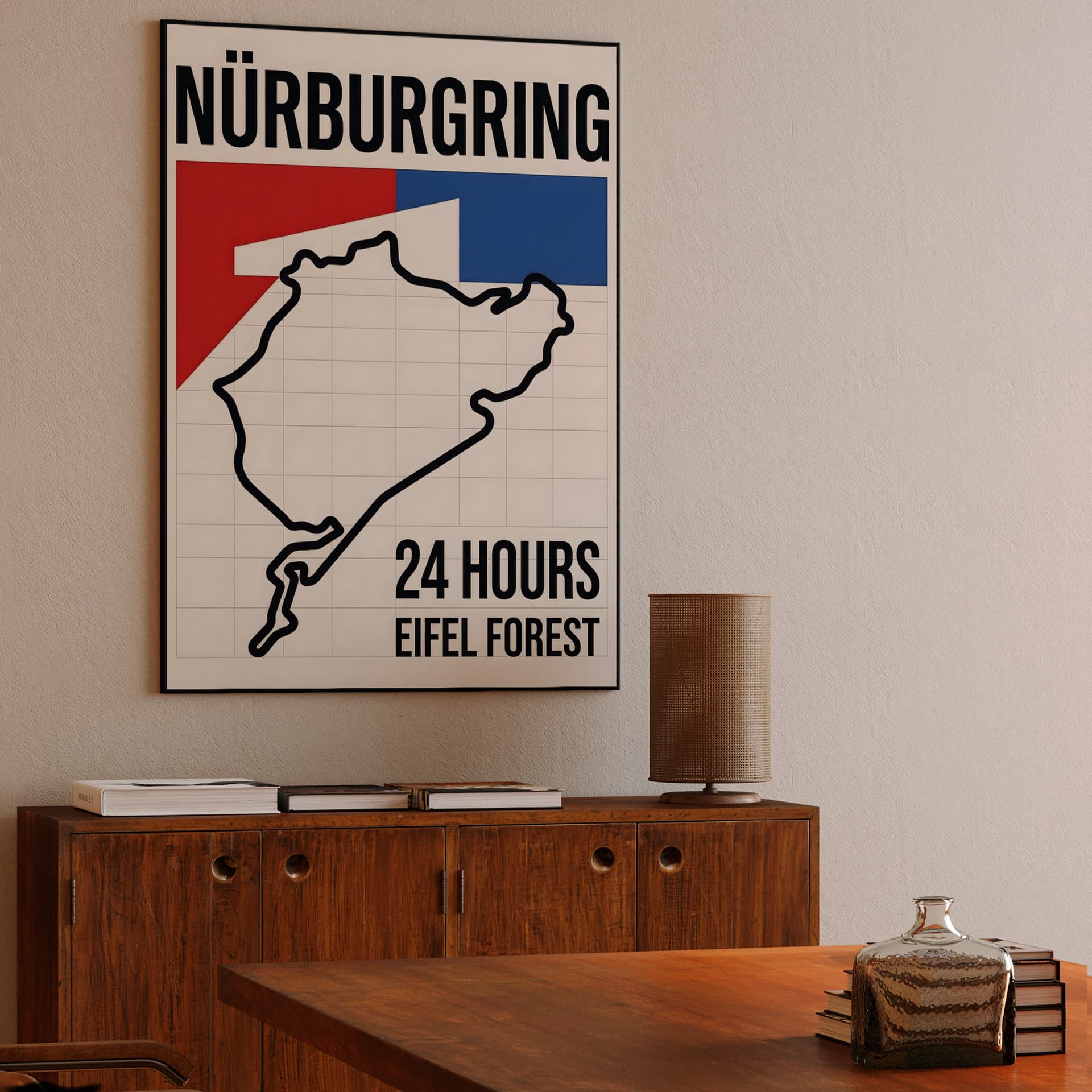 Nürburgring 24 Hours Eifel Forest Graphic Poster