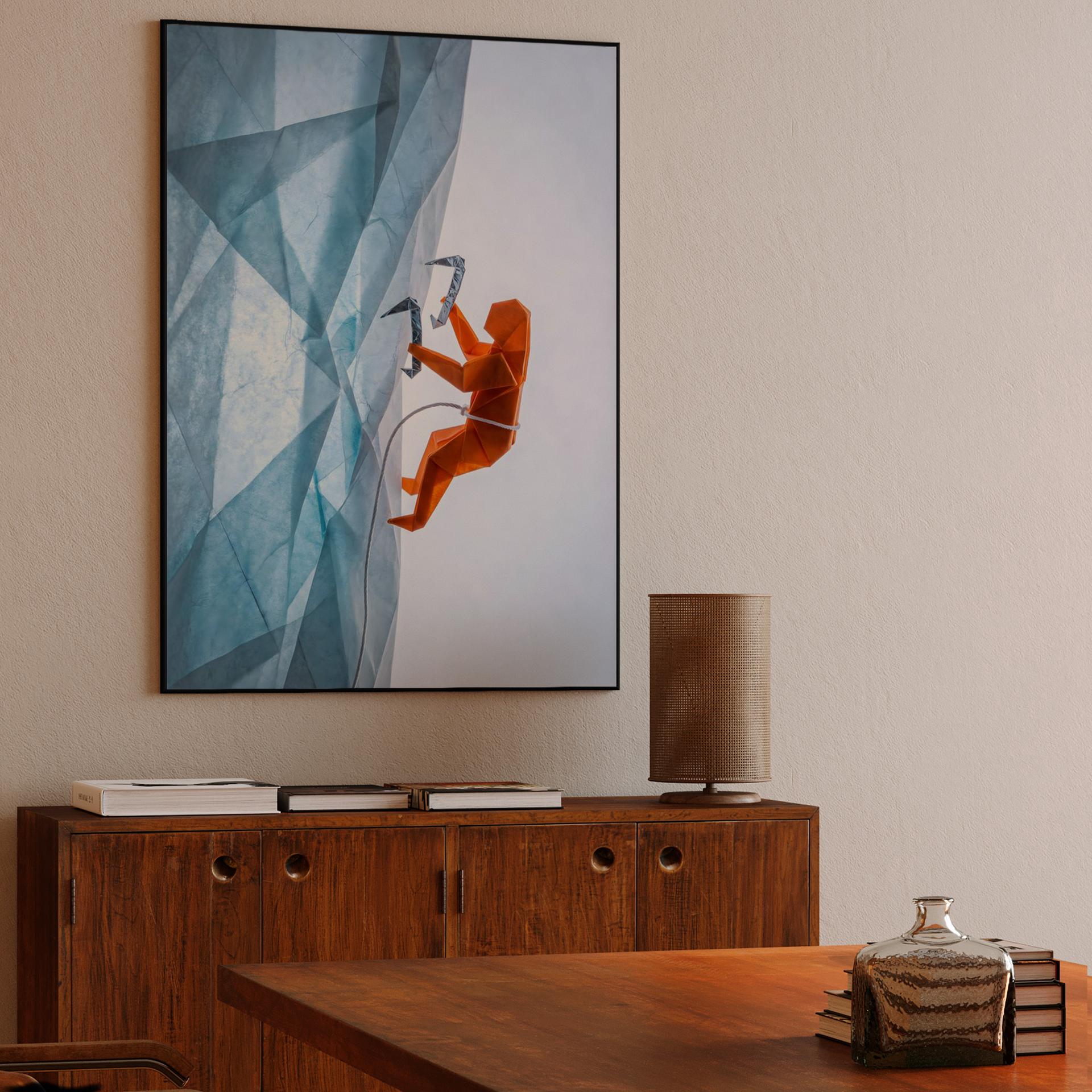 Paper Peak: The Origami Ice Climber