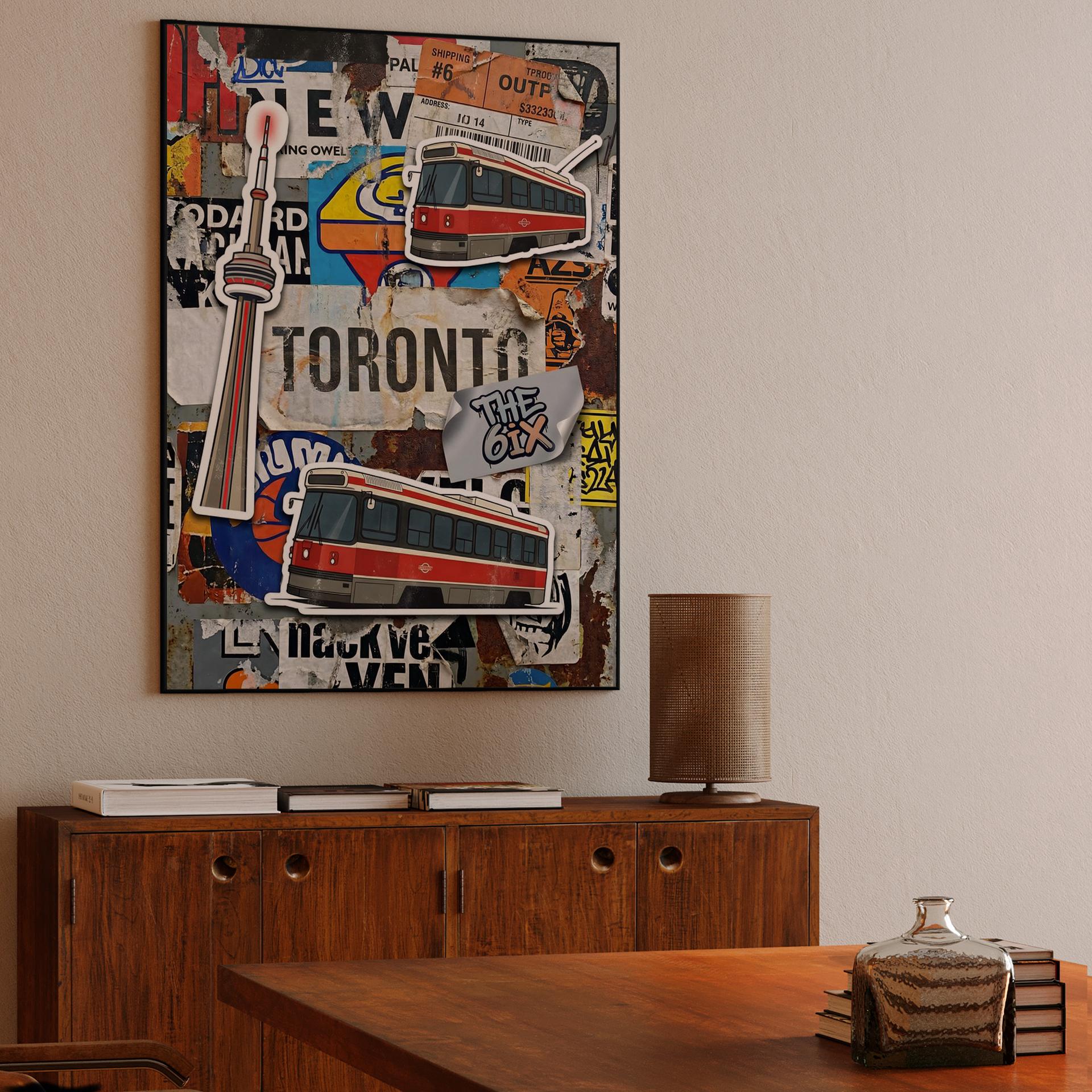 Toronto Street Culture Sticker Collage