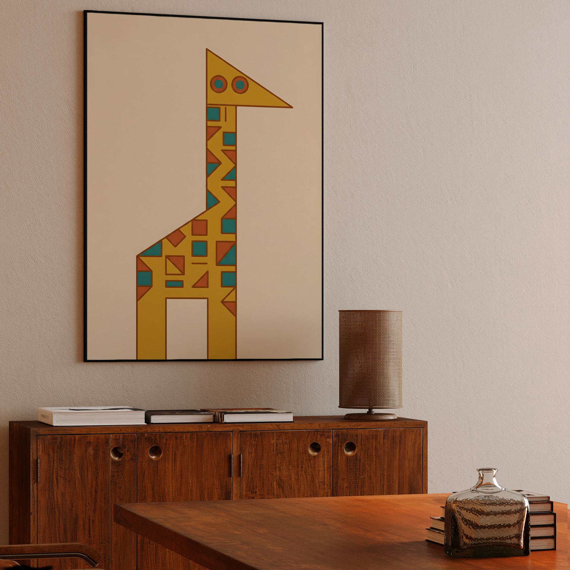 The Geometric Giraffe: A Mid-Century Study