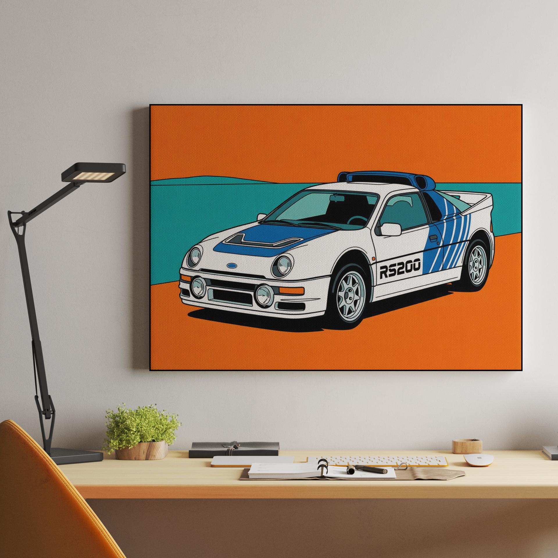Ford RS200: Ligne Claire Group B Heritage