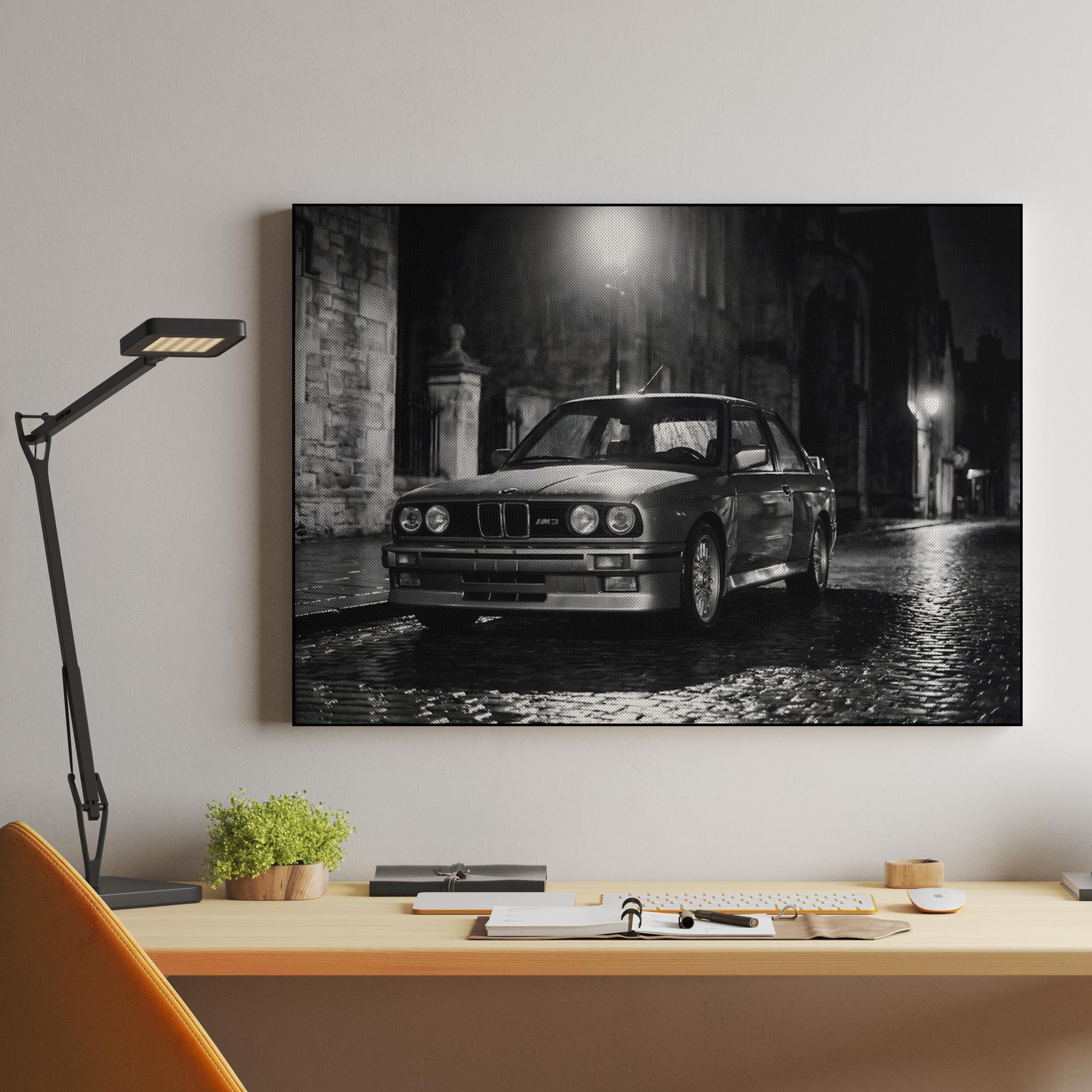 BMW E30 M3 Film Noir Night Drive