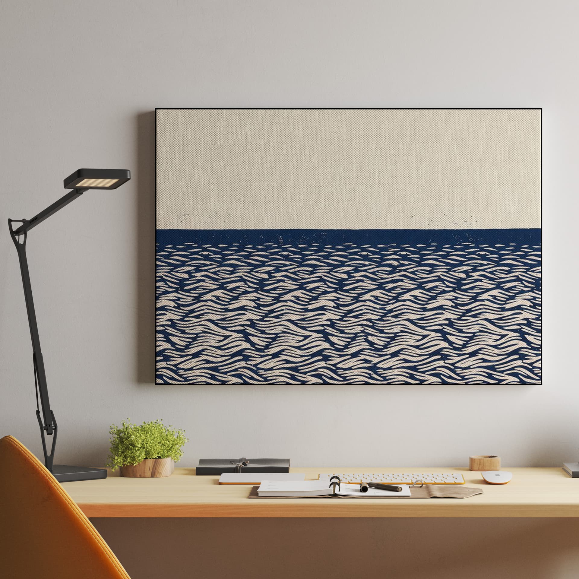 Rhythmic Blue Waves