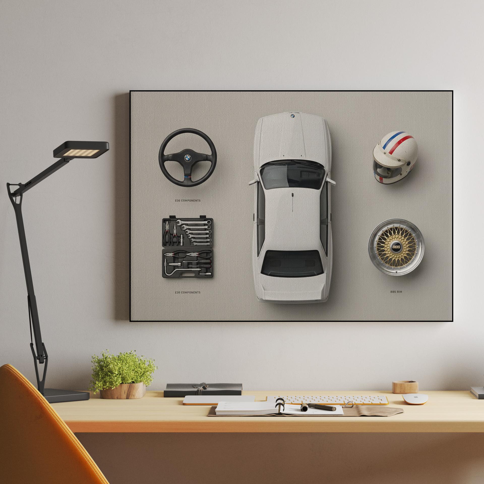 BMW E30 M3 Knolling Heritage