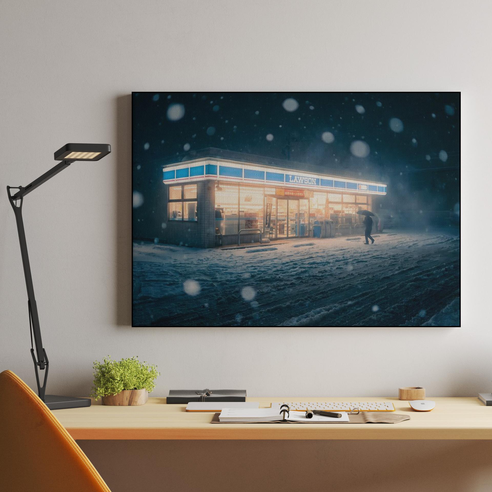 A Winter Night at Lawson