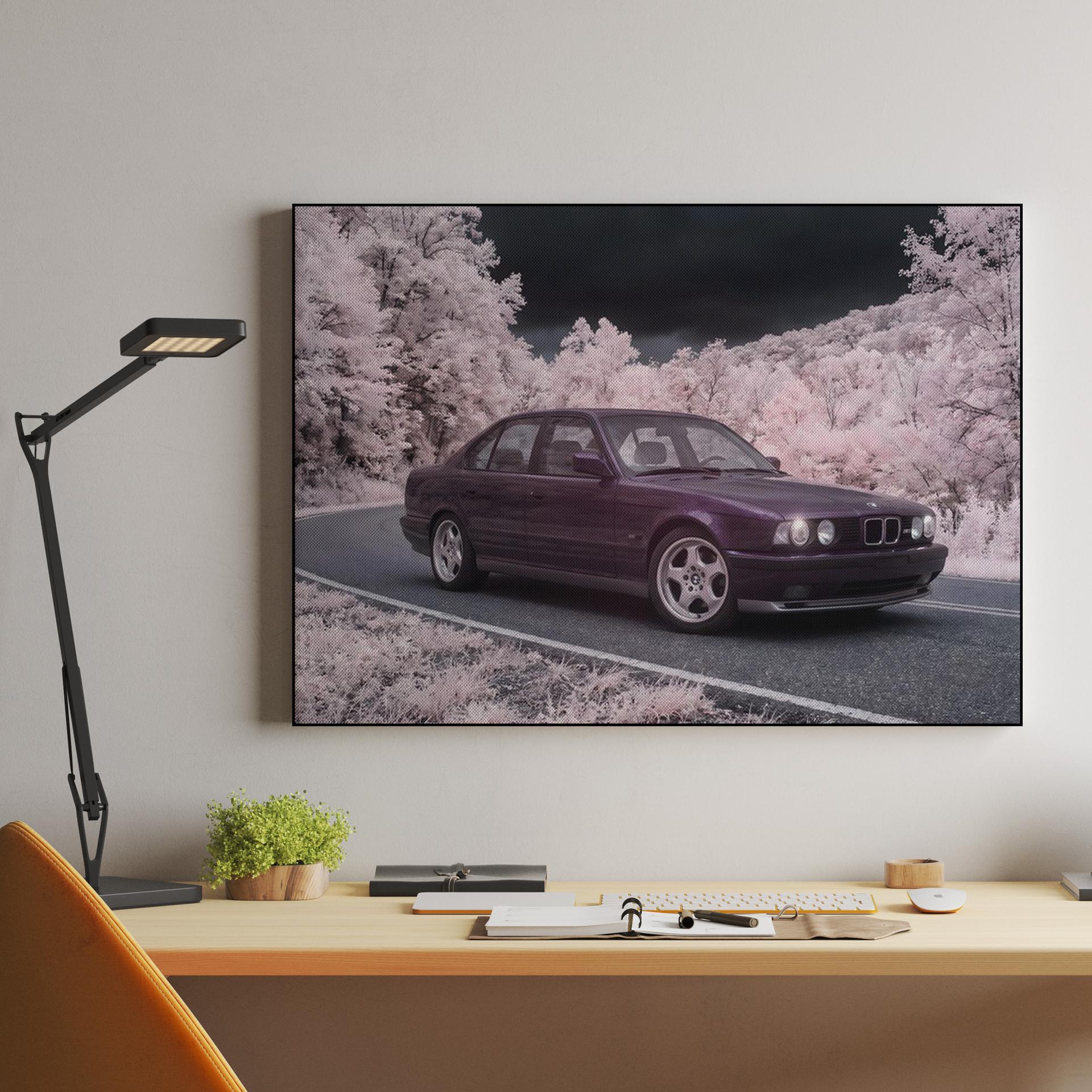 BMW E34 M5: Infrared Forest Dreamscape