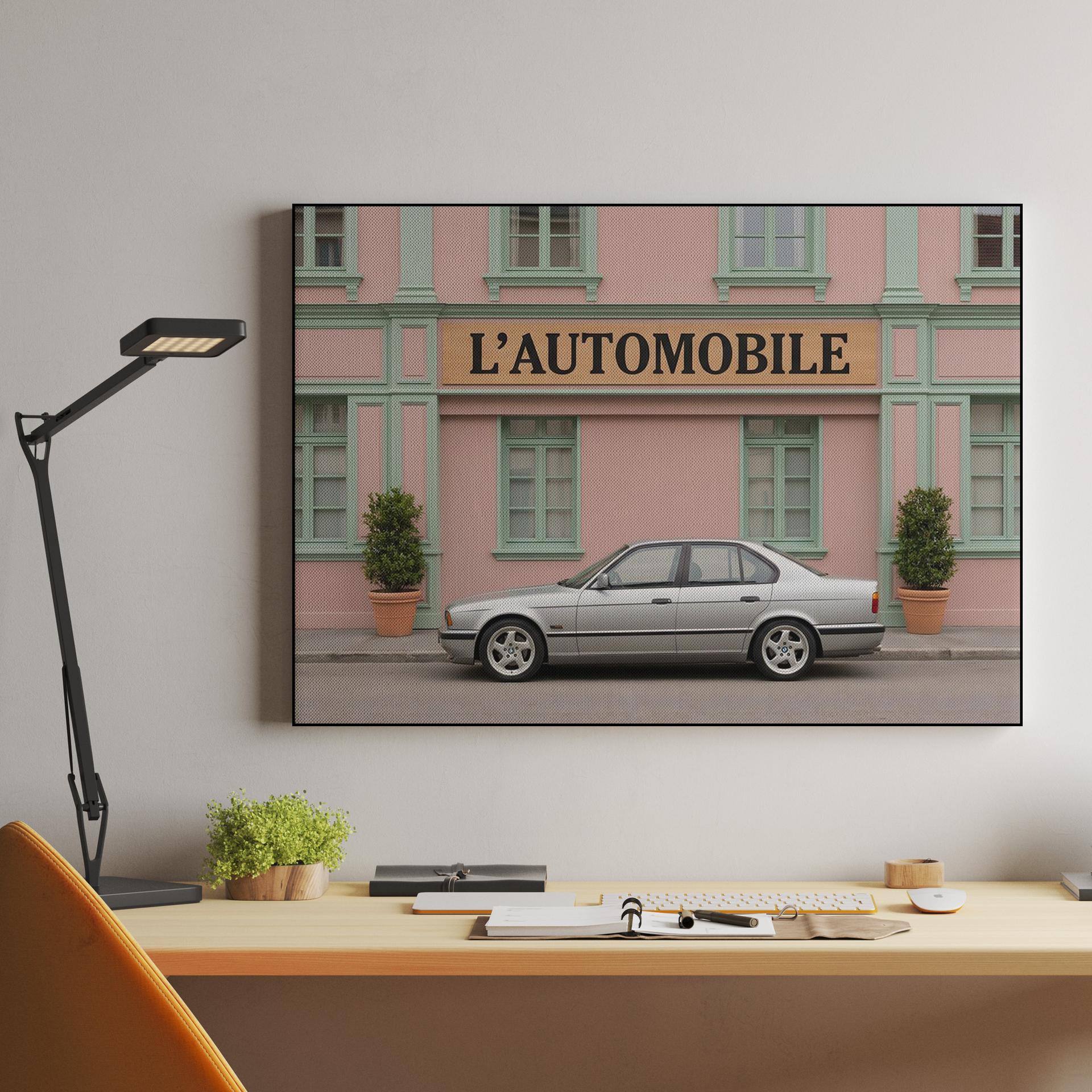 L'Automobile: BMW M5 E34 in Pastel