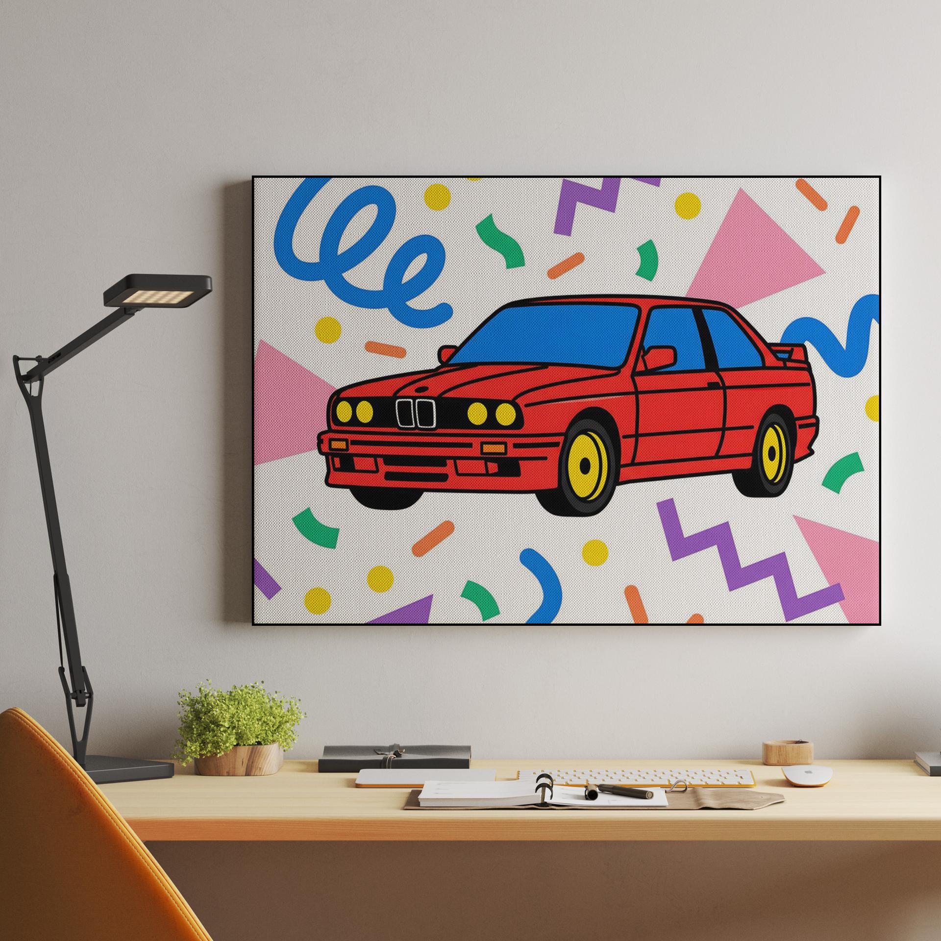 BMW E30 M3: 90s Memphis Pop
