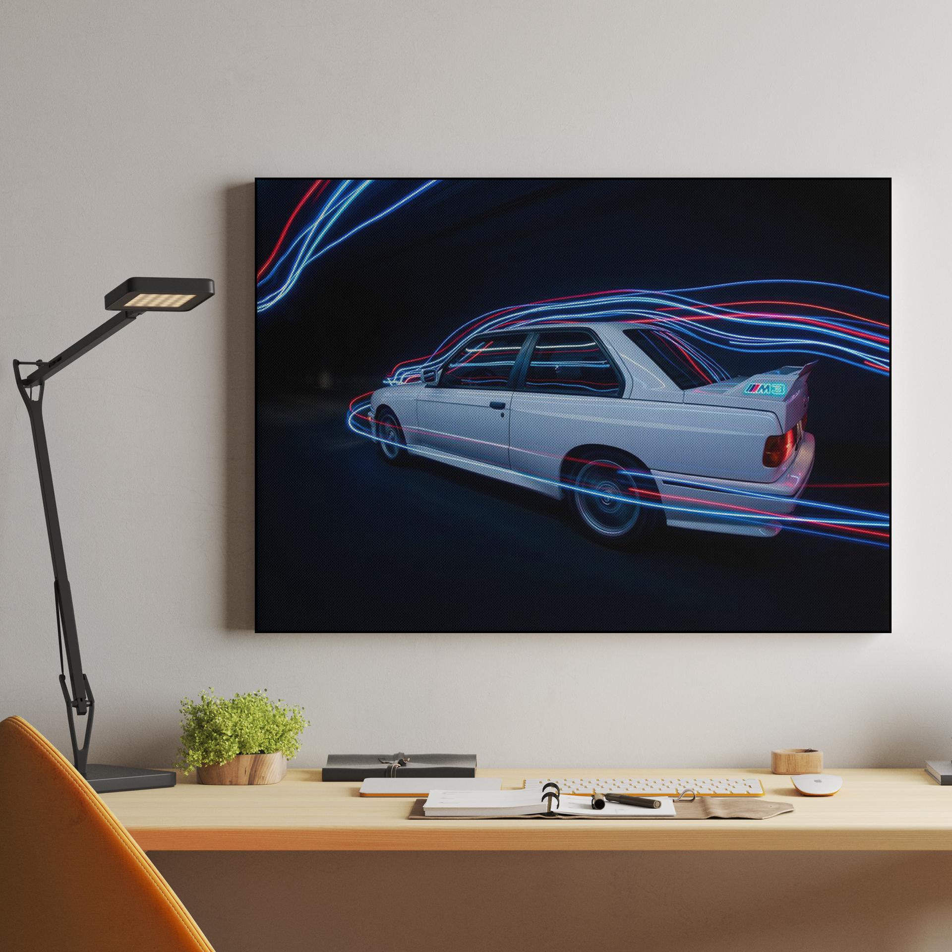 Neon Velocity: BMW E30 M3 Light Painting