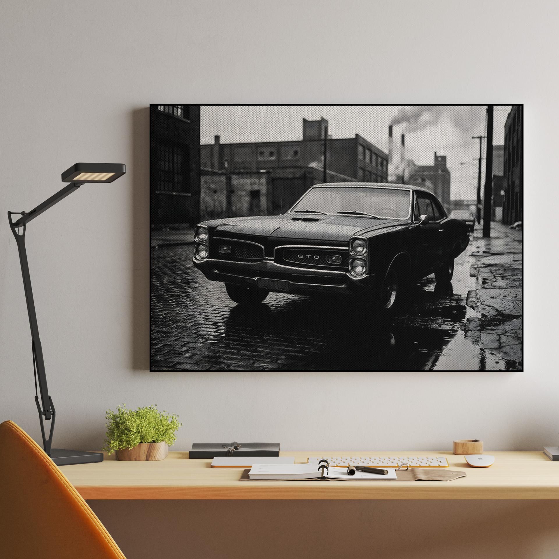 Industrial Legend: 1966 Pontiac GTO in the Rain