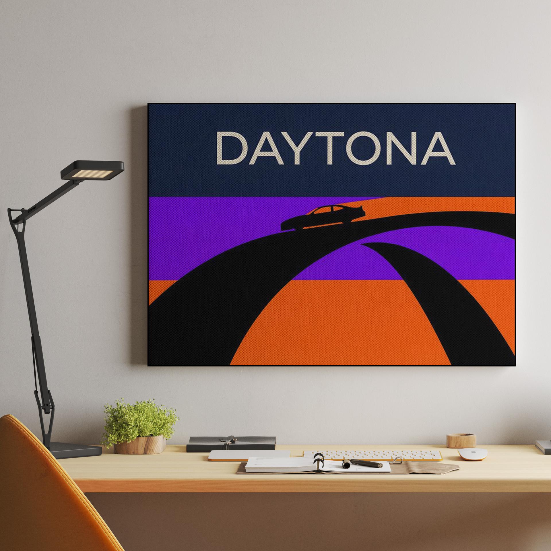 Daytona Heights: Minimalist Banking Illustration