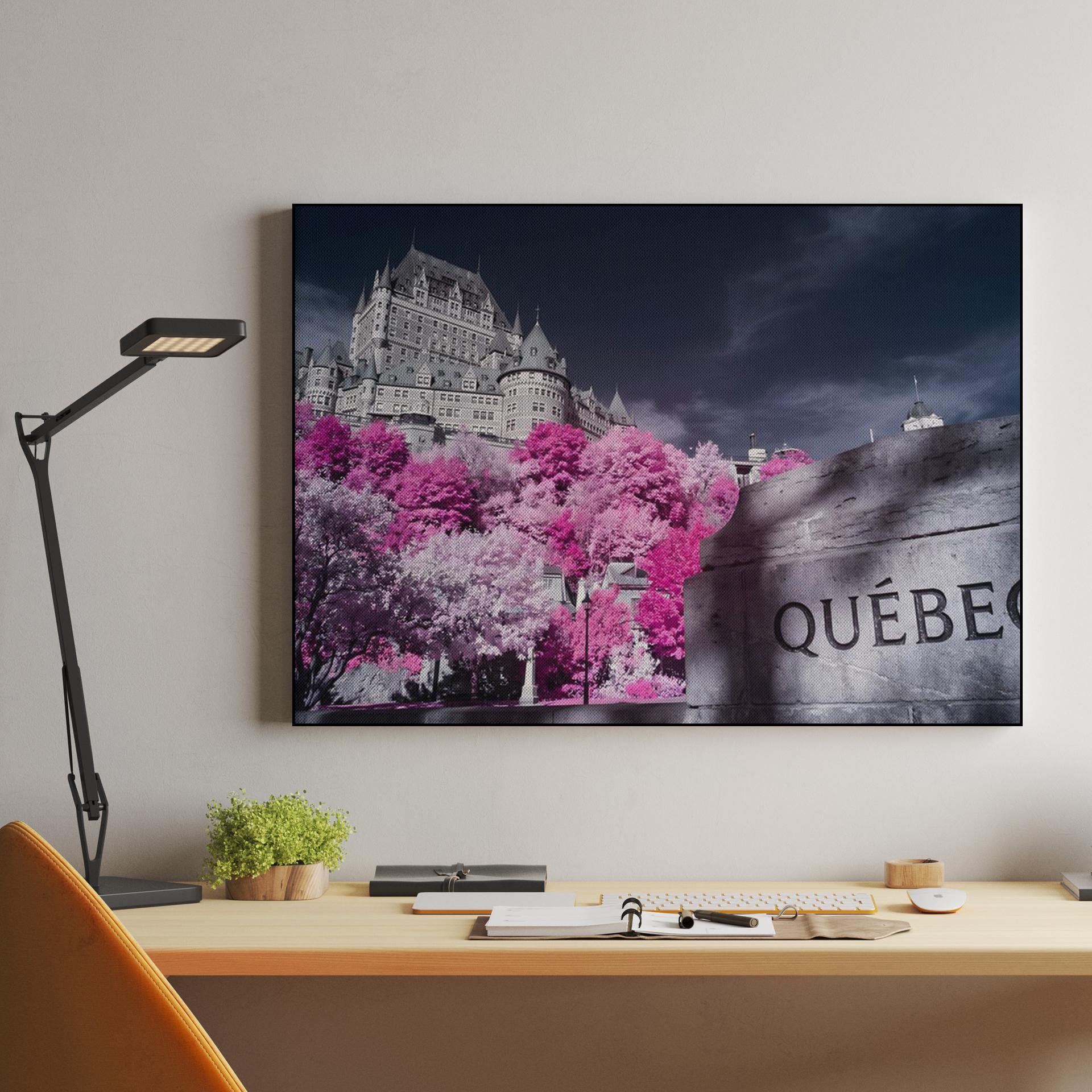 Infrared Quebec: Pink Foliage at Château Frontenac