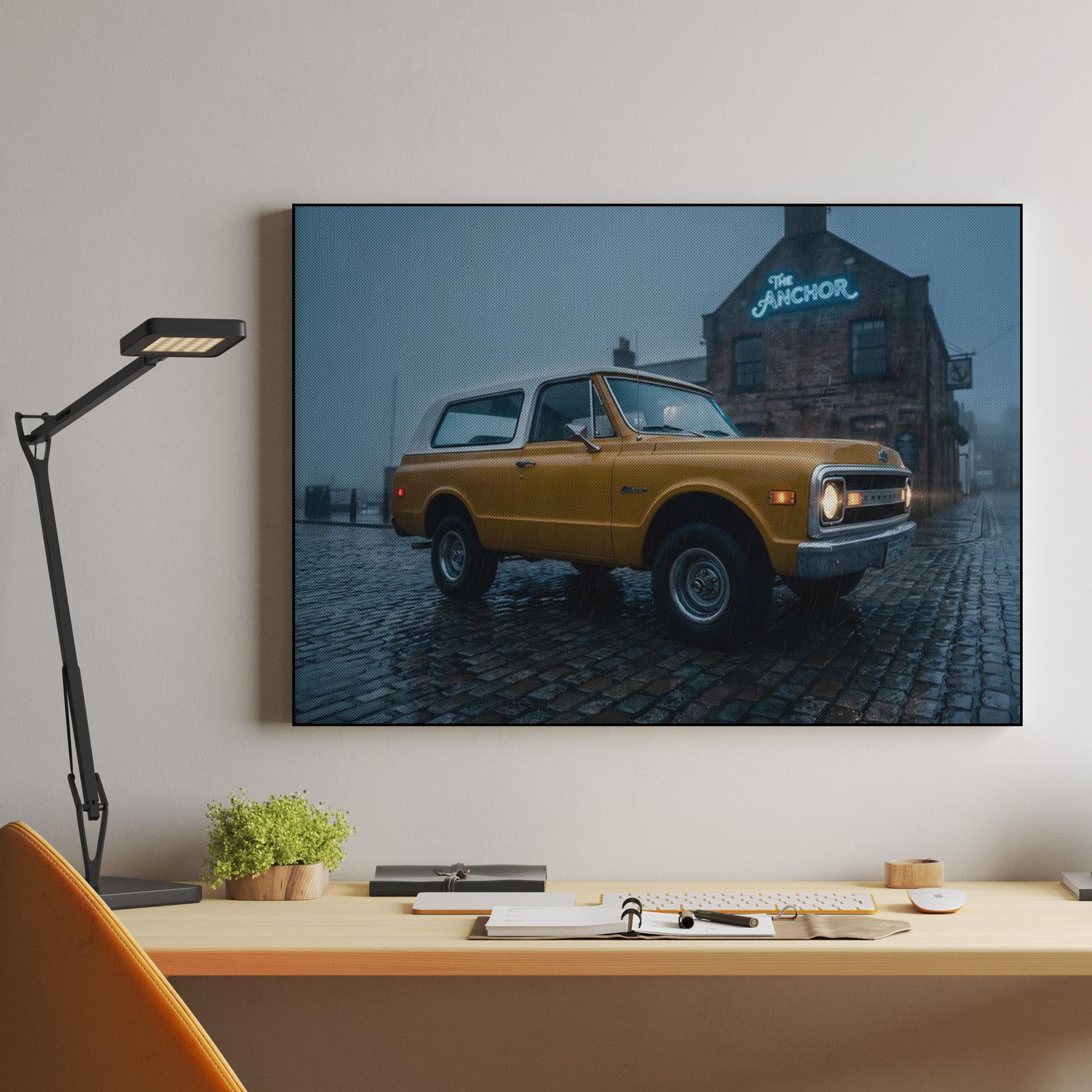 The Anchor: 1970 Chevrolet K5 Blazer in the Rain