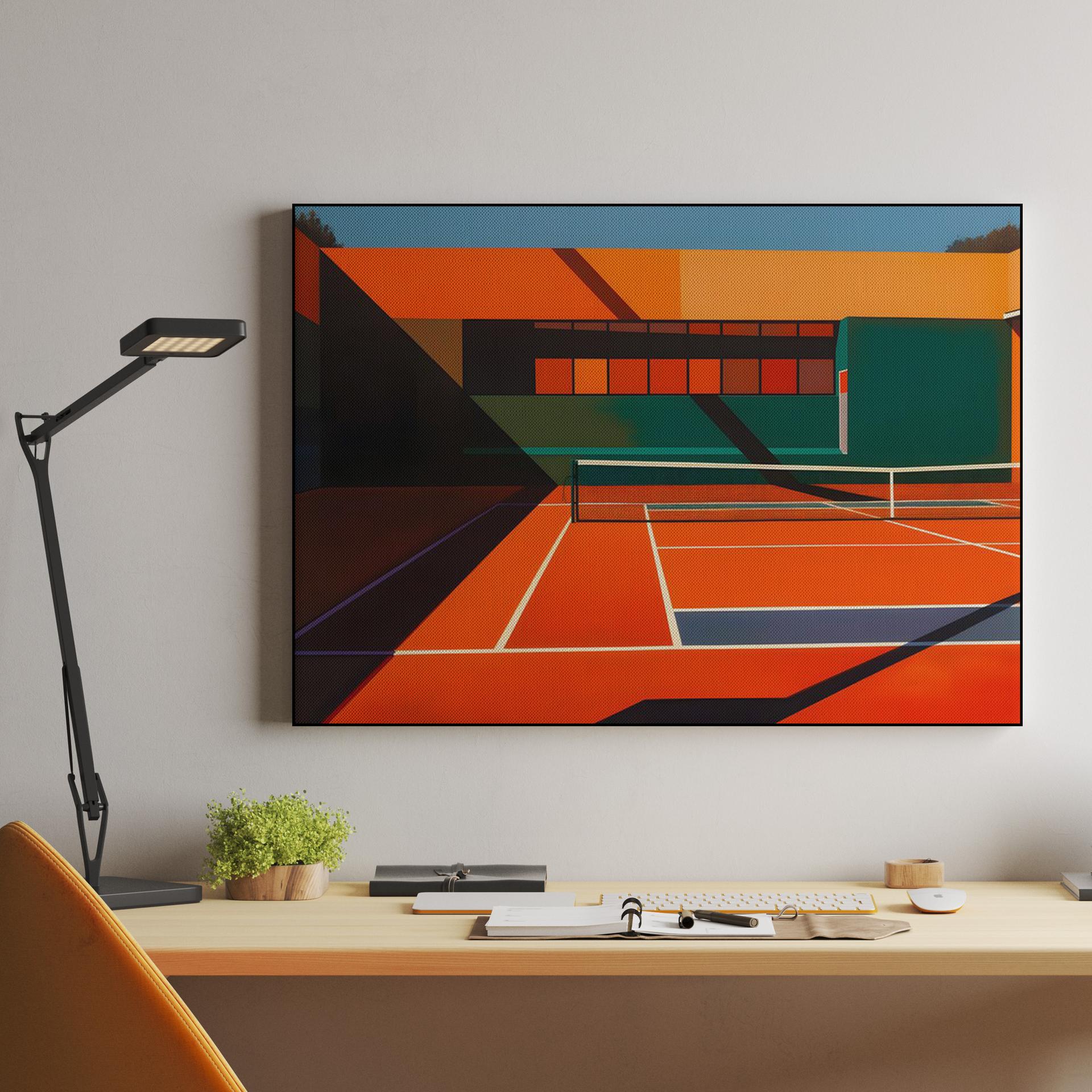 Geometric Clay Court