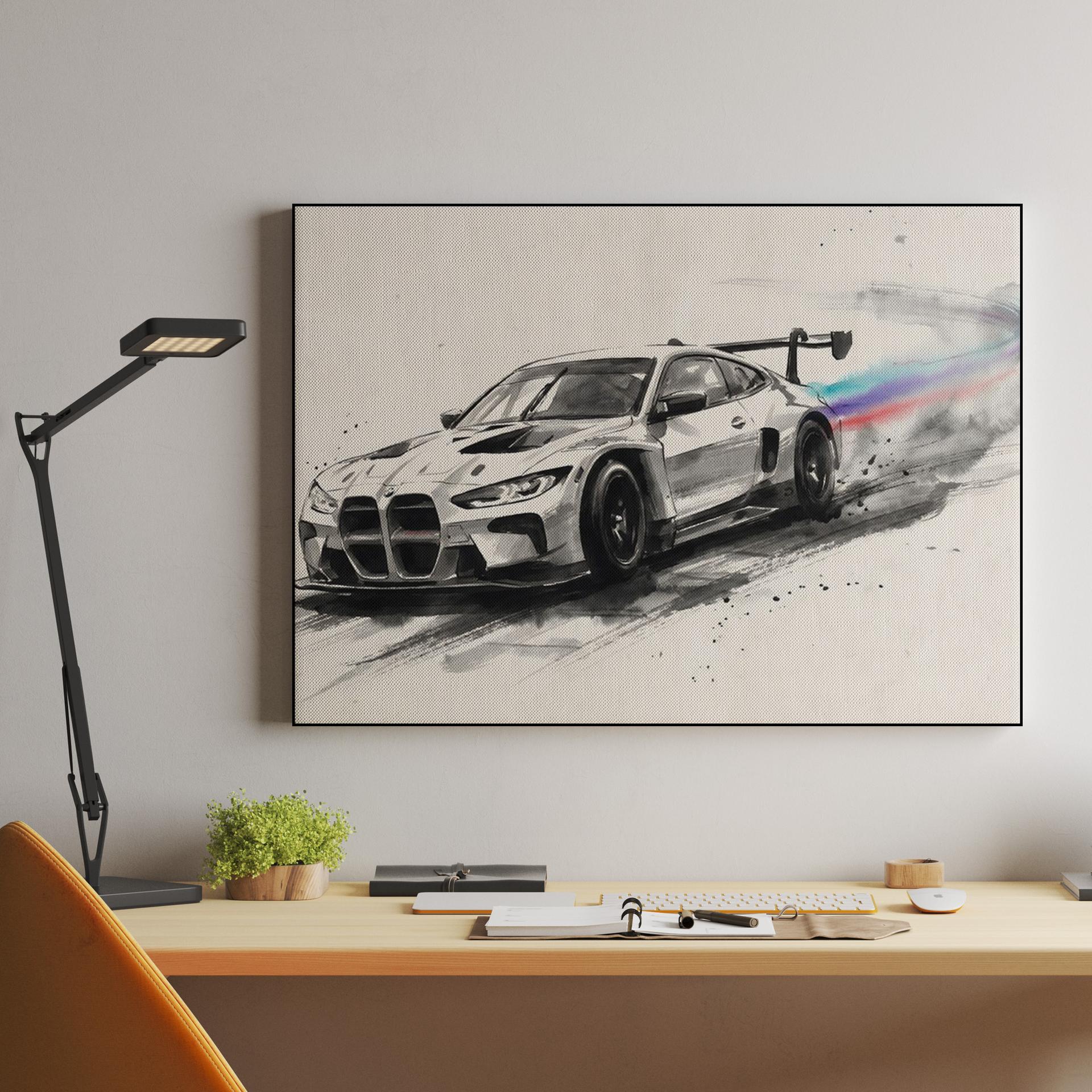 BMW M4 GT3 Ink Wash Drift
