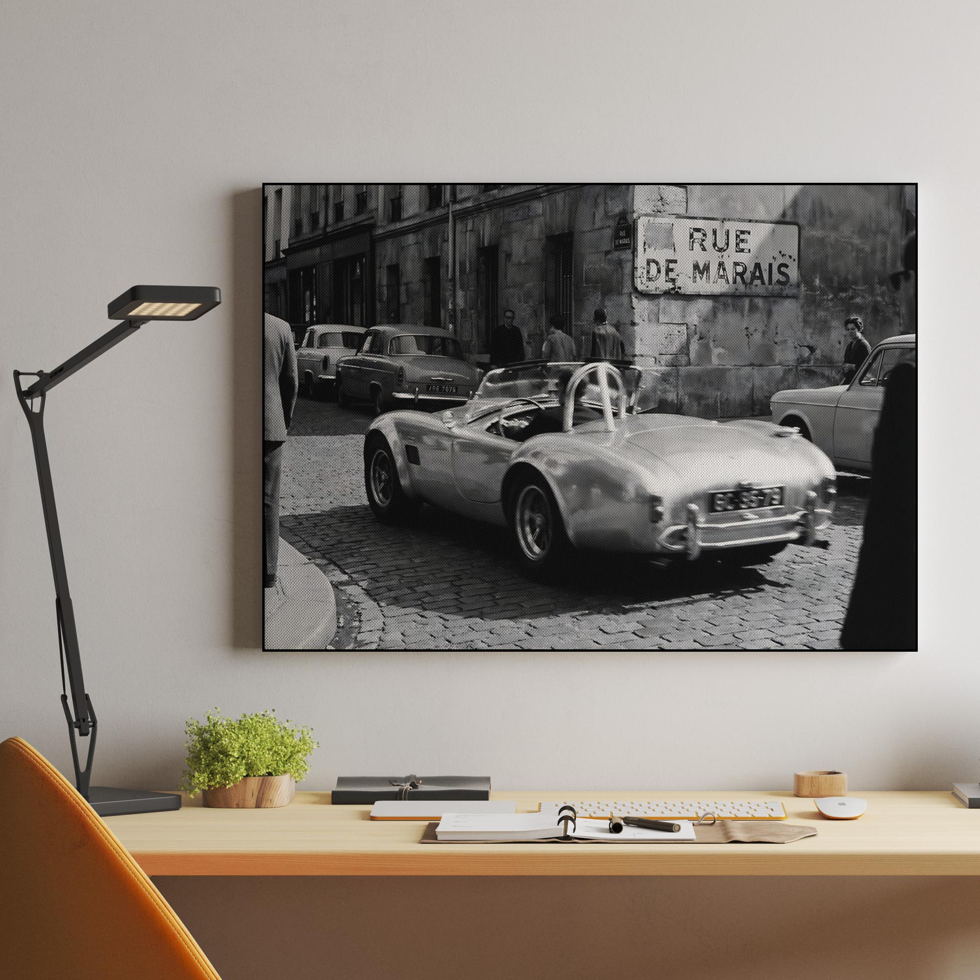 Parisian Pursuit: Shelby Cobra on Rue de Marais