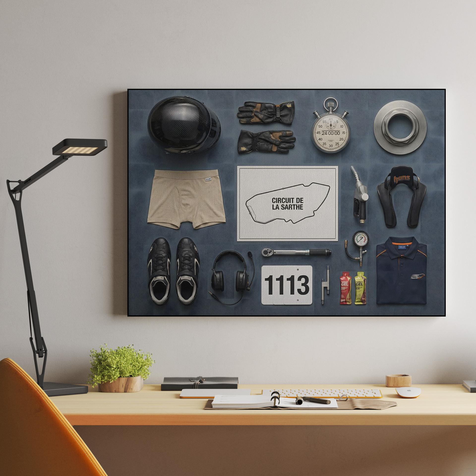 Sarthe Essentials: 24h Le Mans Racing Gear Knolling