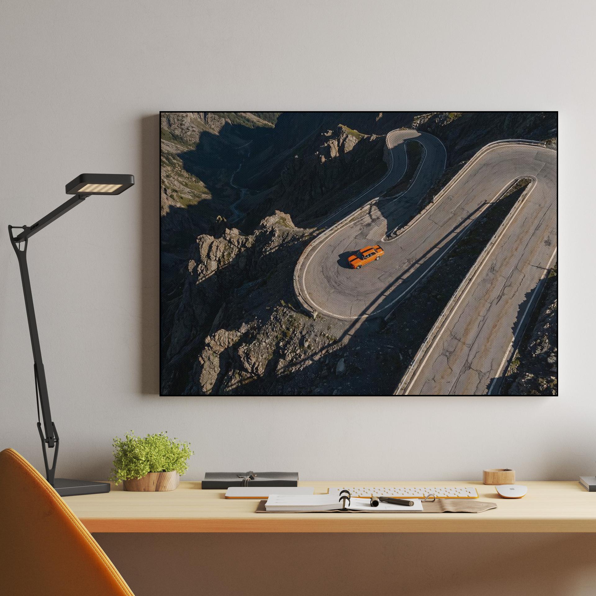 BMW 2002 Turbo Aerial Mountain Pass