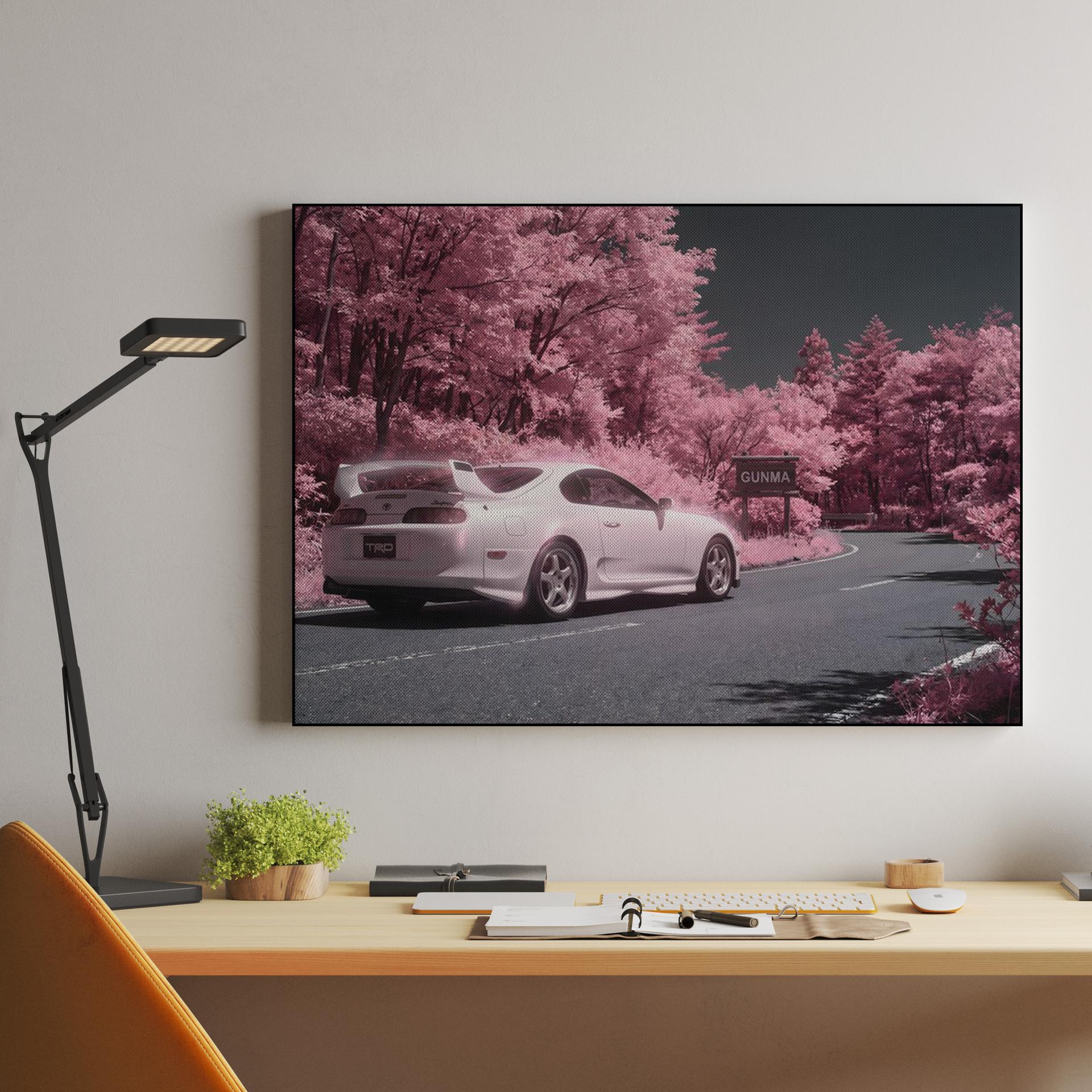 Pink Echo: TRD Supra in Gunma