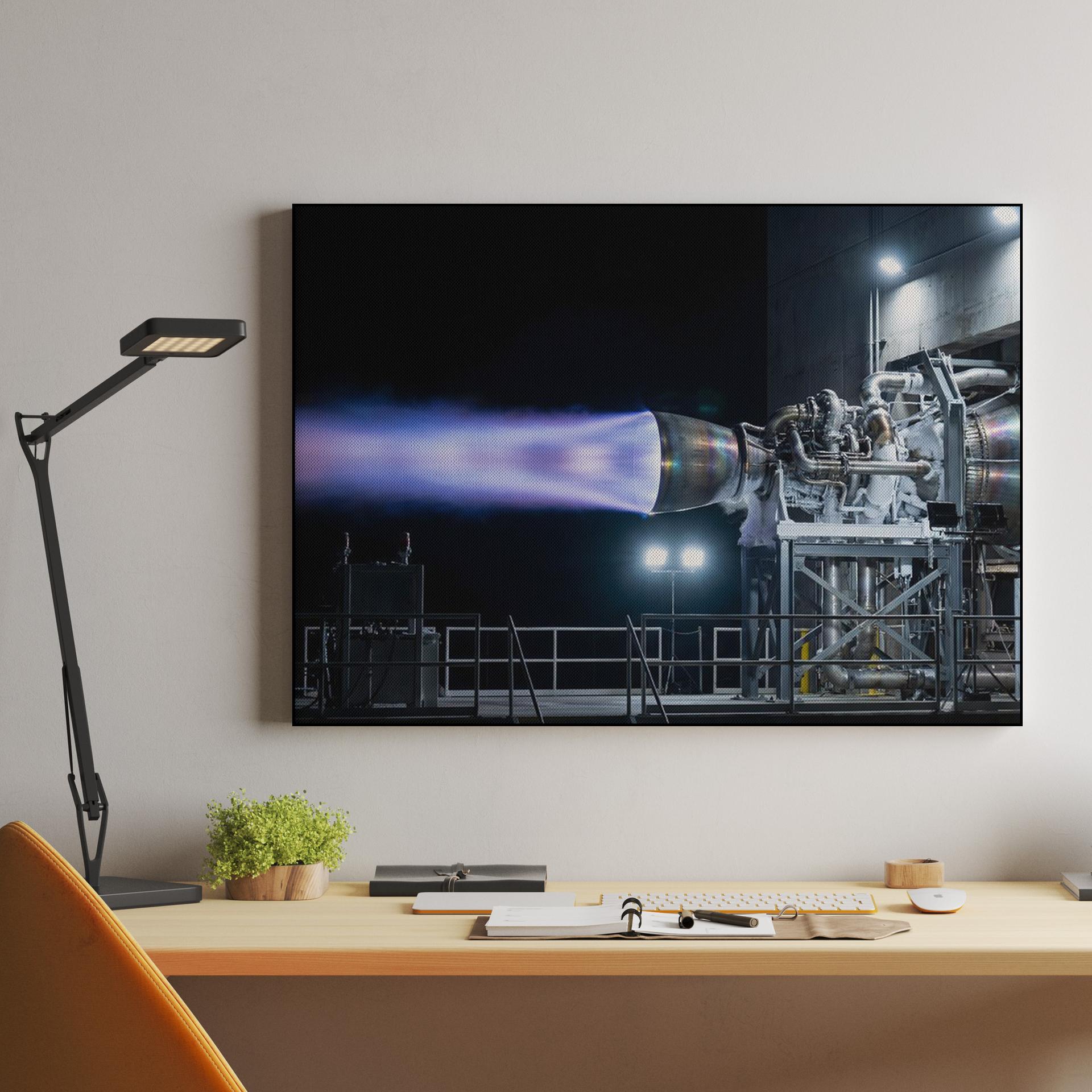 Blue Fire: Raptor Engine Static Test