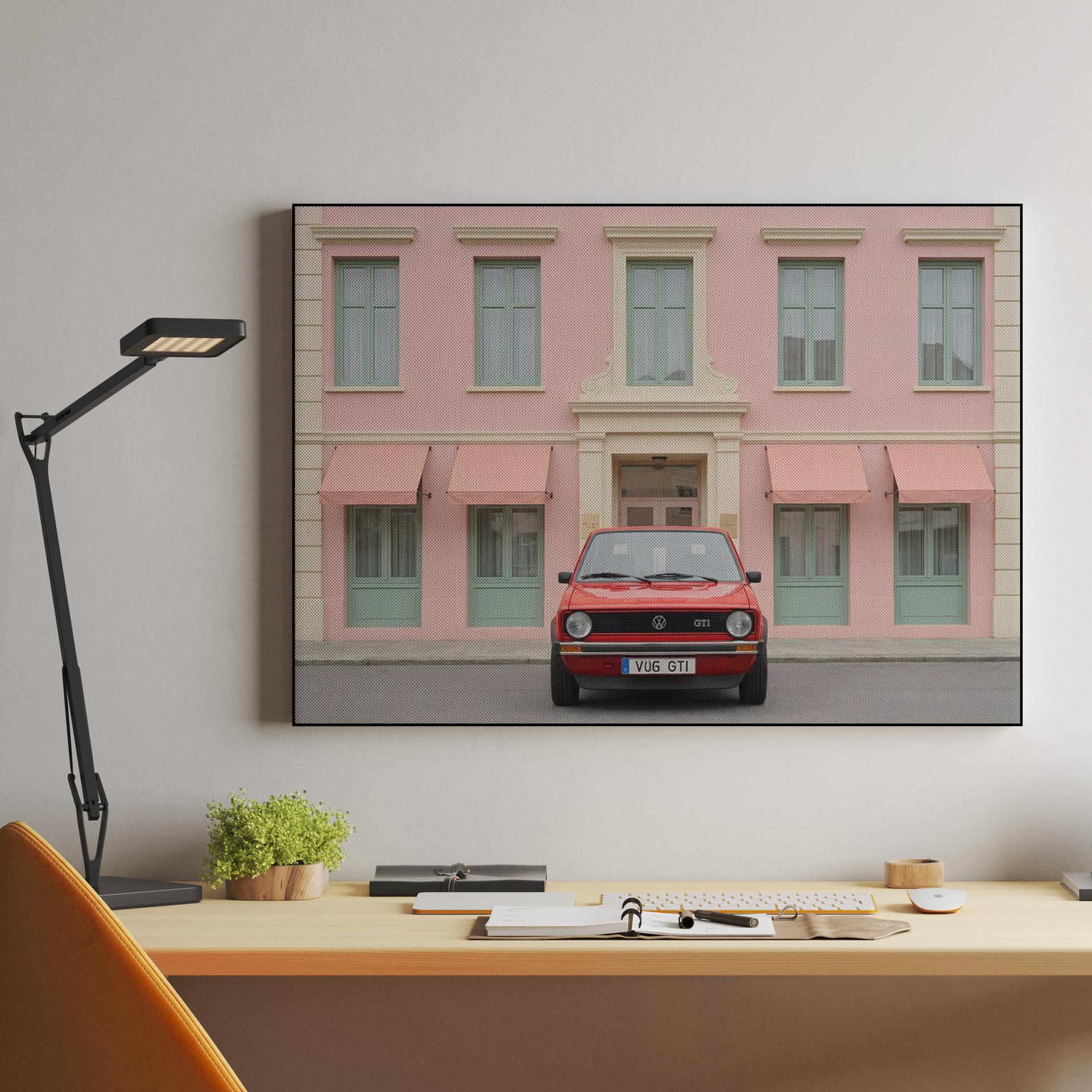 Scarlet GTI at the Pink Hotel