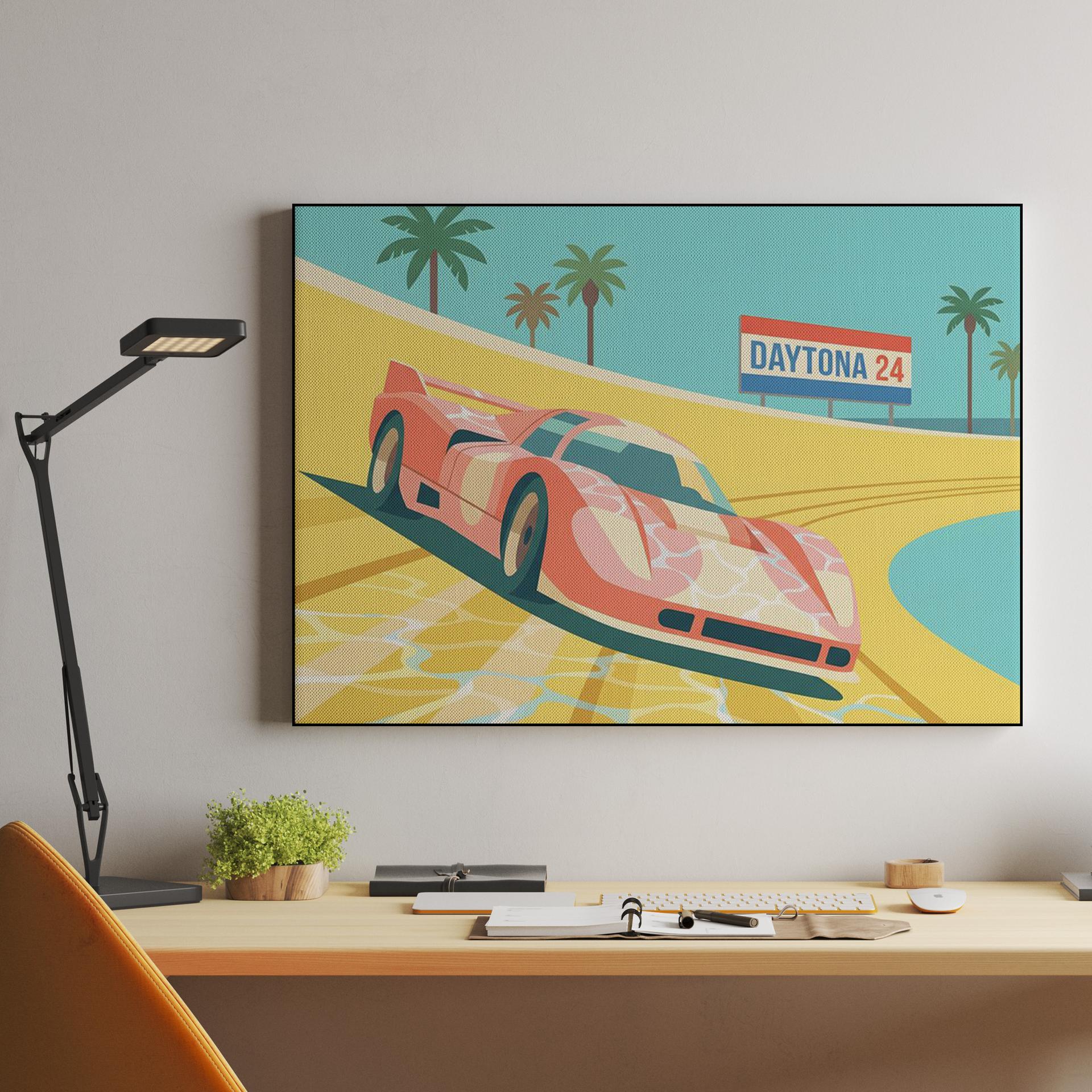 Daytona 24: Sun-Drenched Prototype at the High Banks