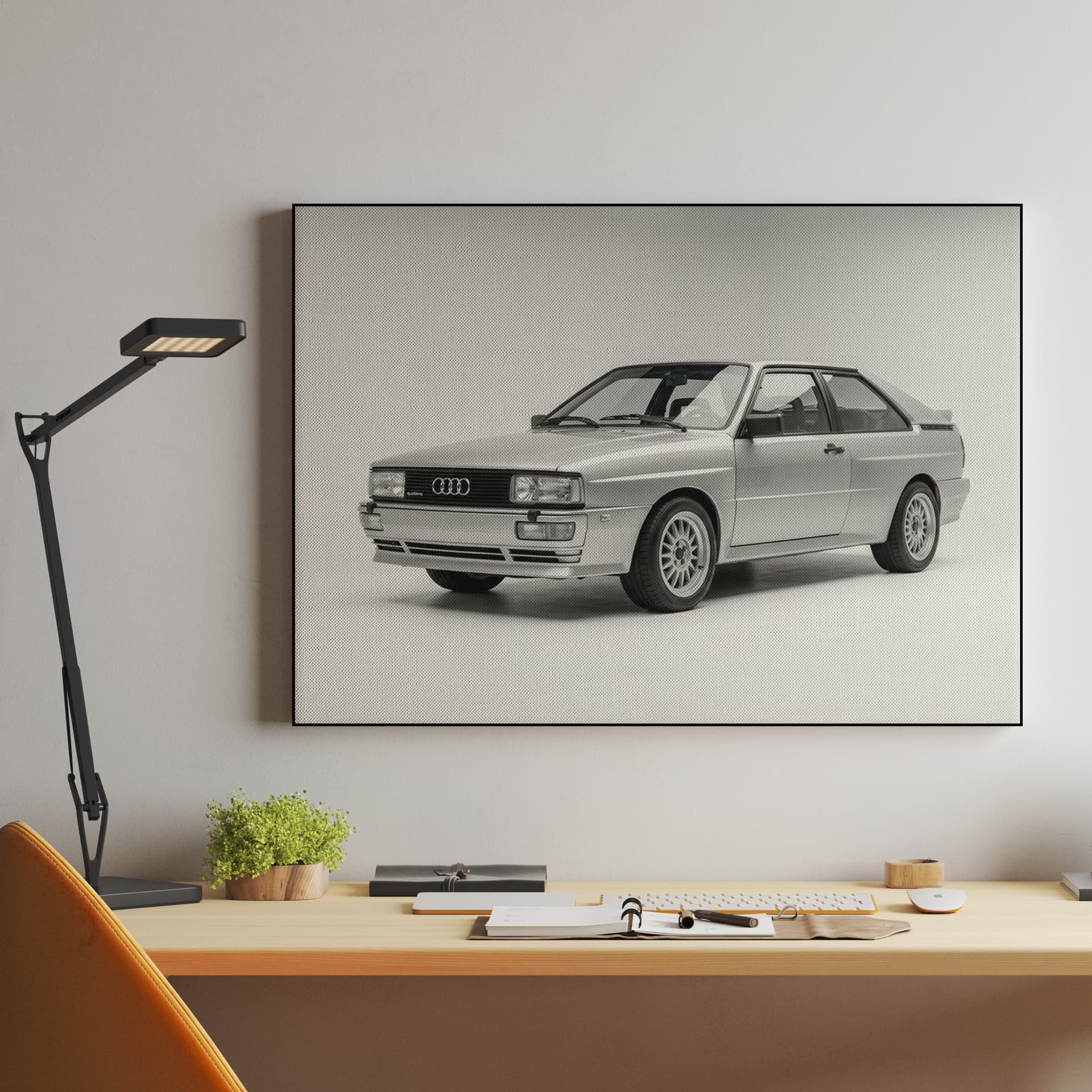 Audi Quattro High-Key Studio Portrait