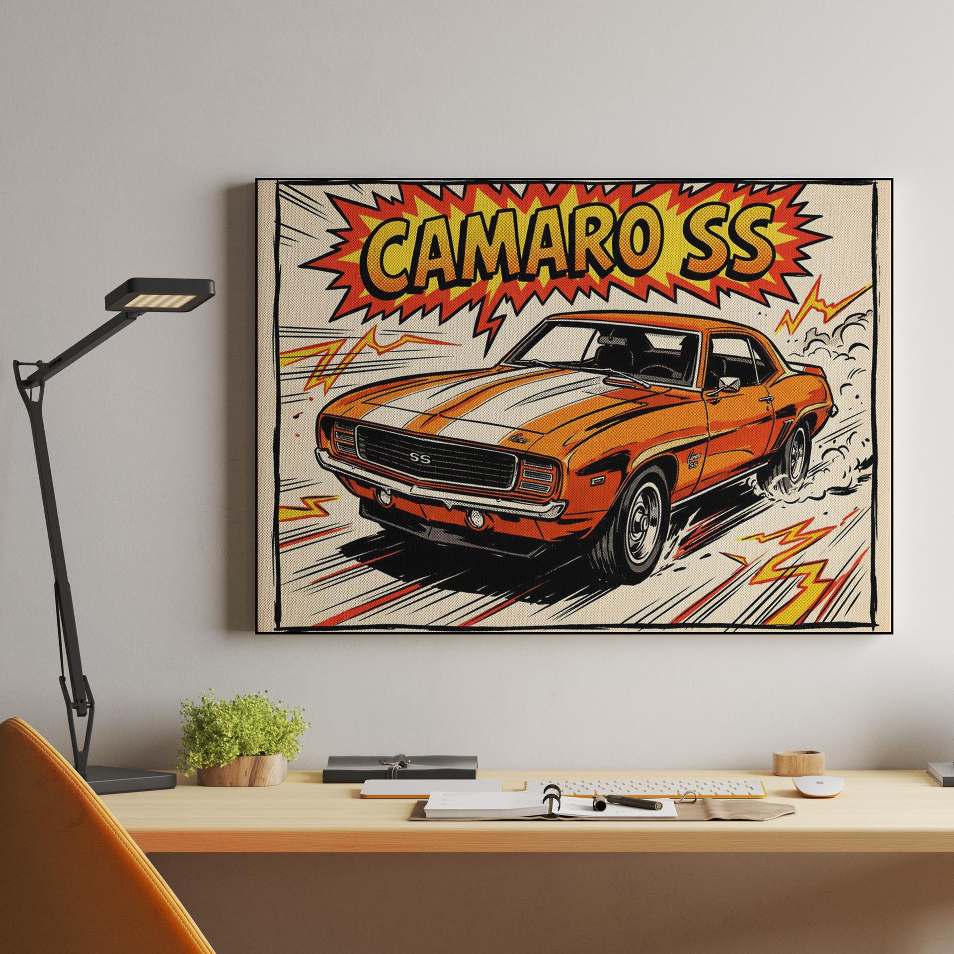 Camaro SS Comic Book Action Blast