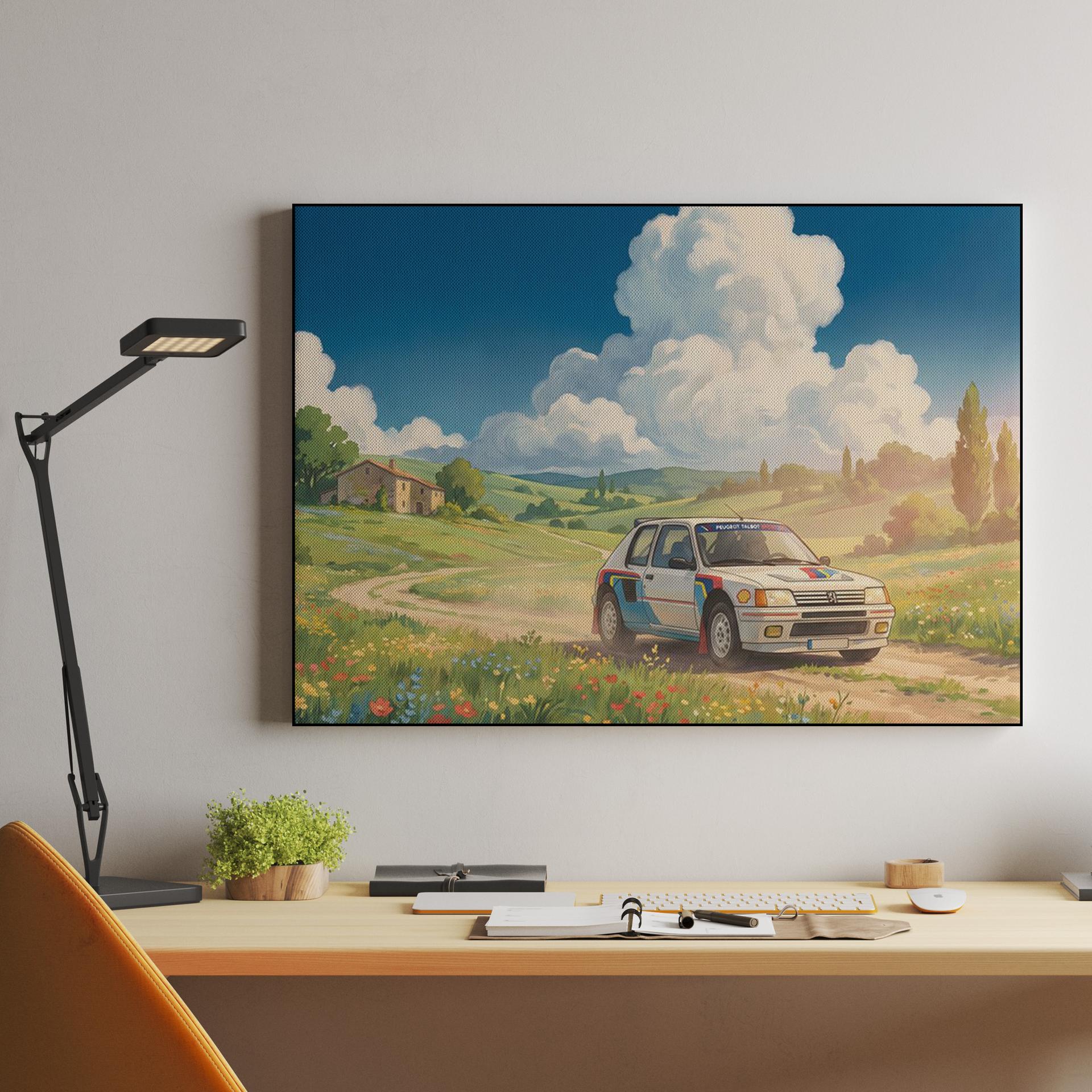 Peugeot 205 T16: Serenity in the French Countryside