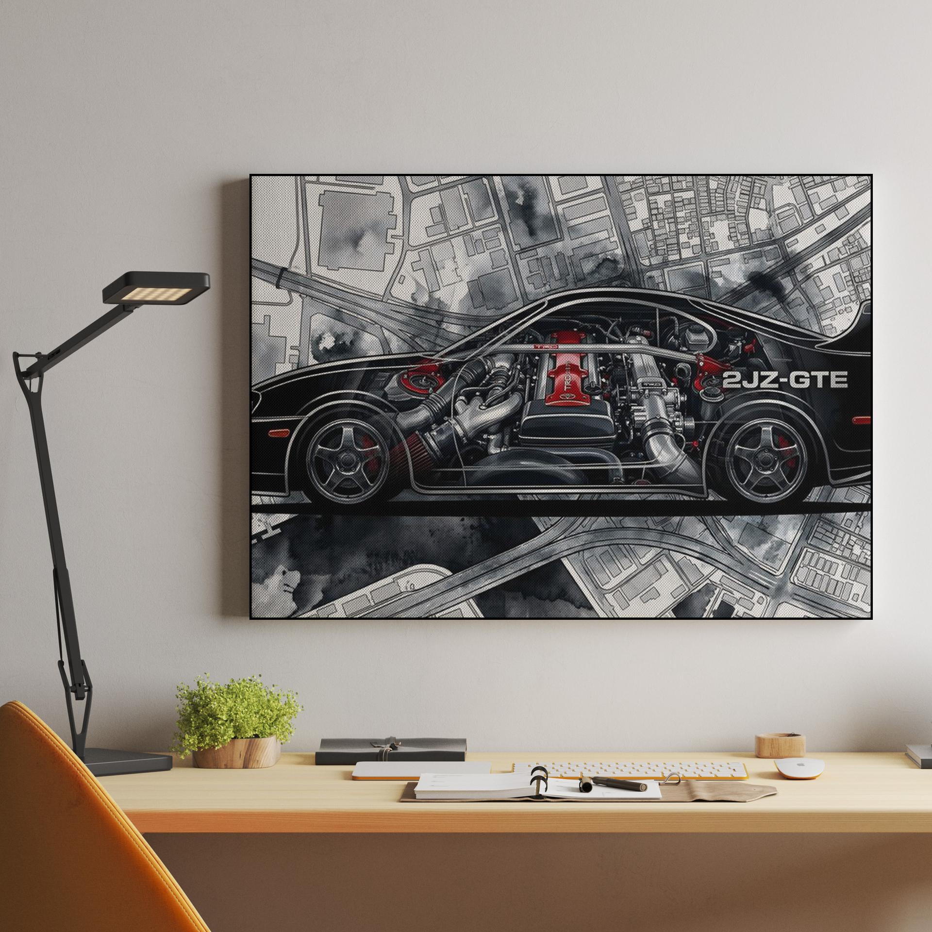 Mechanical Heart: Supra A80 2JZ Urban Cutaway