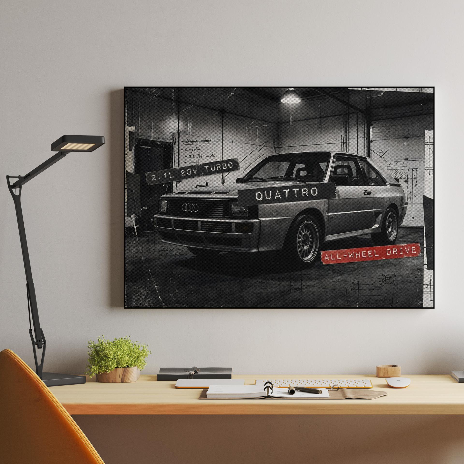 Audi Quattro Workshop Heritage Collage