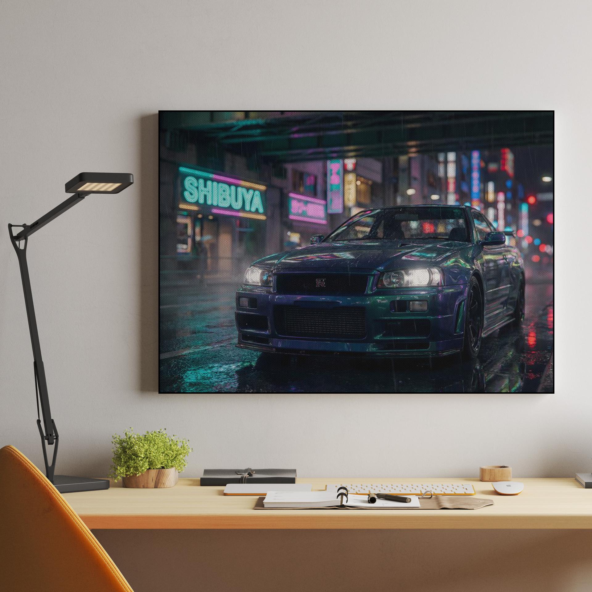 Midnight in Shibuya Skyline R34