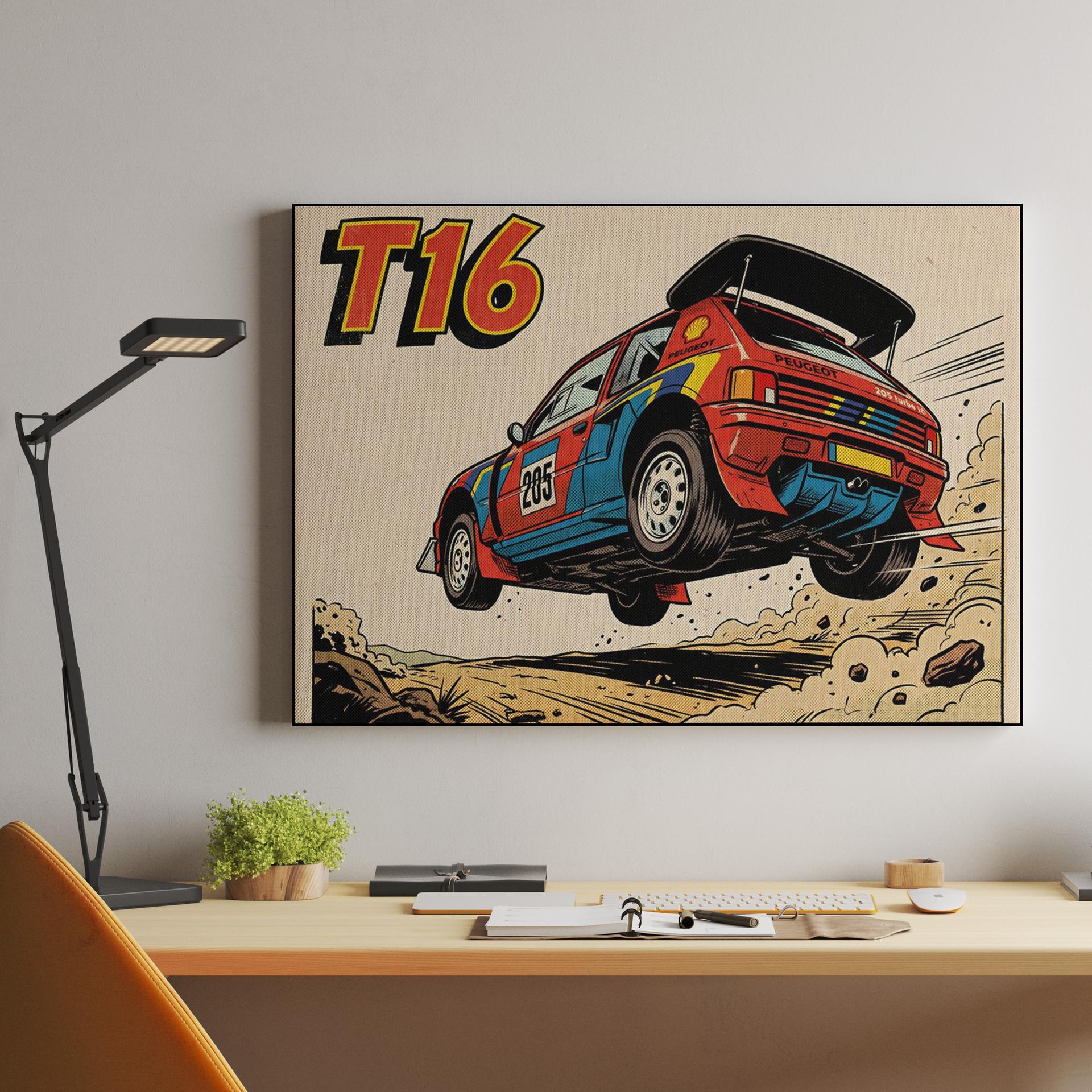 Peugeot 205 T16 Rally Jump