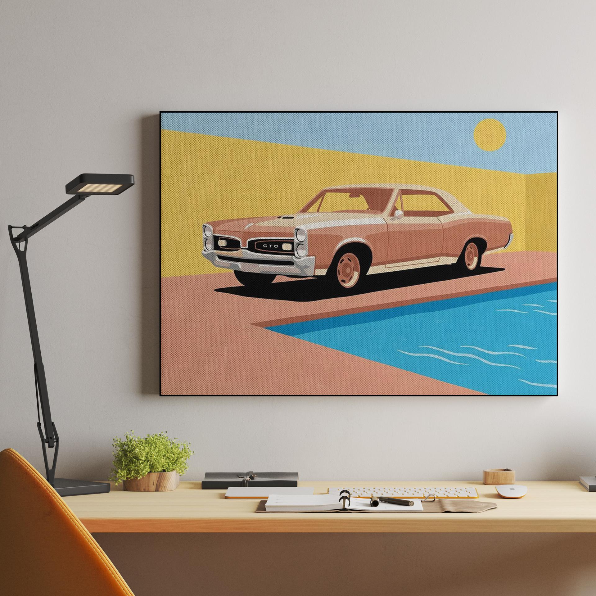 Poolside GTO: Mid-Century Summer