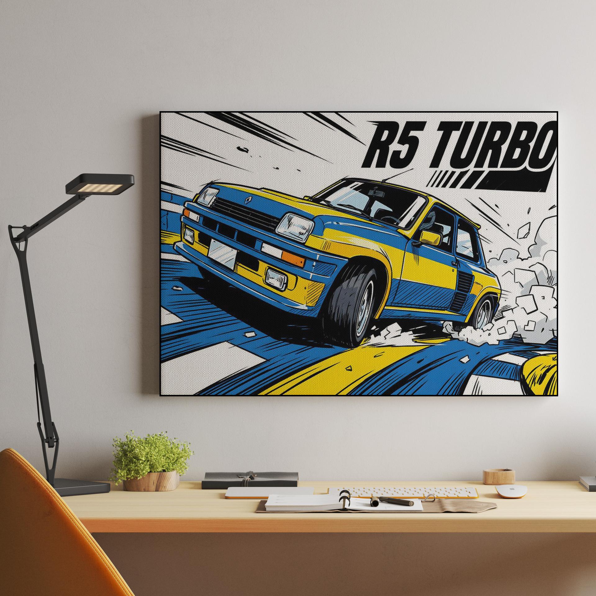 Renault R5 Turbo Comic Rally Drift