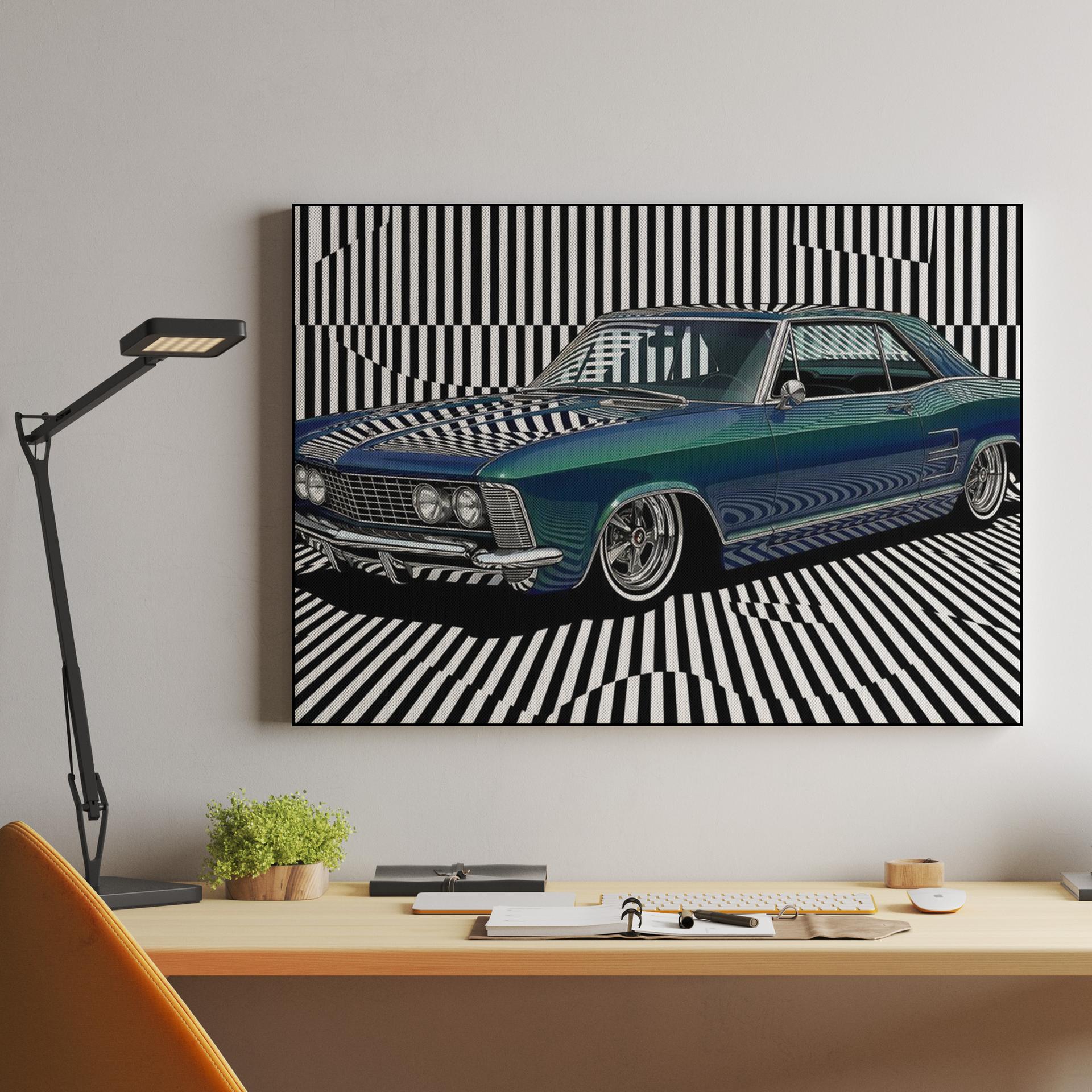 Op Art Riviera Reflection