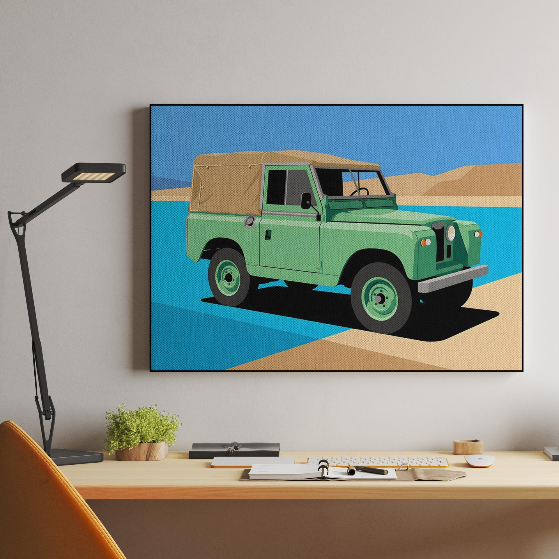 Land Rover Series IIA: Coastal Flat Art Adventure