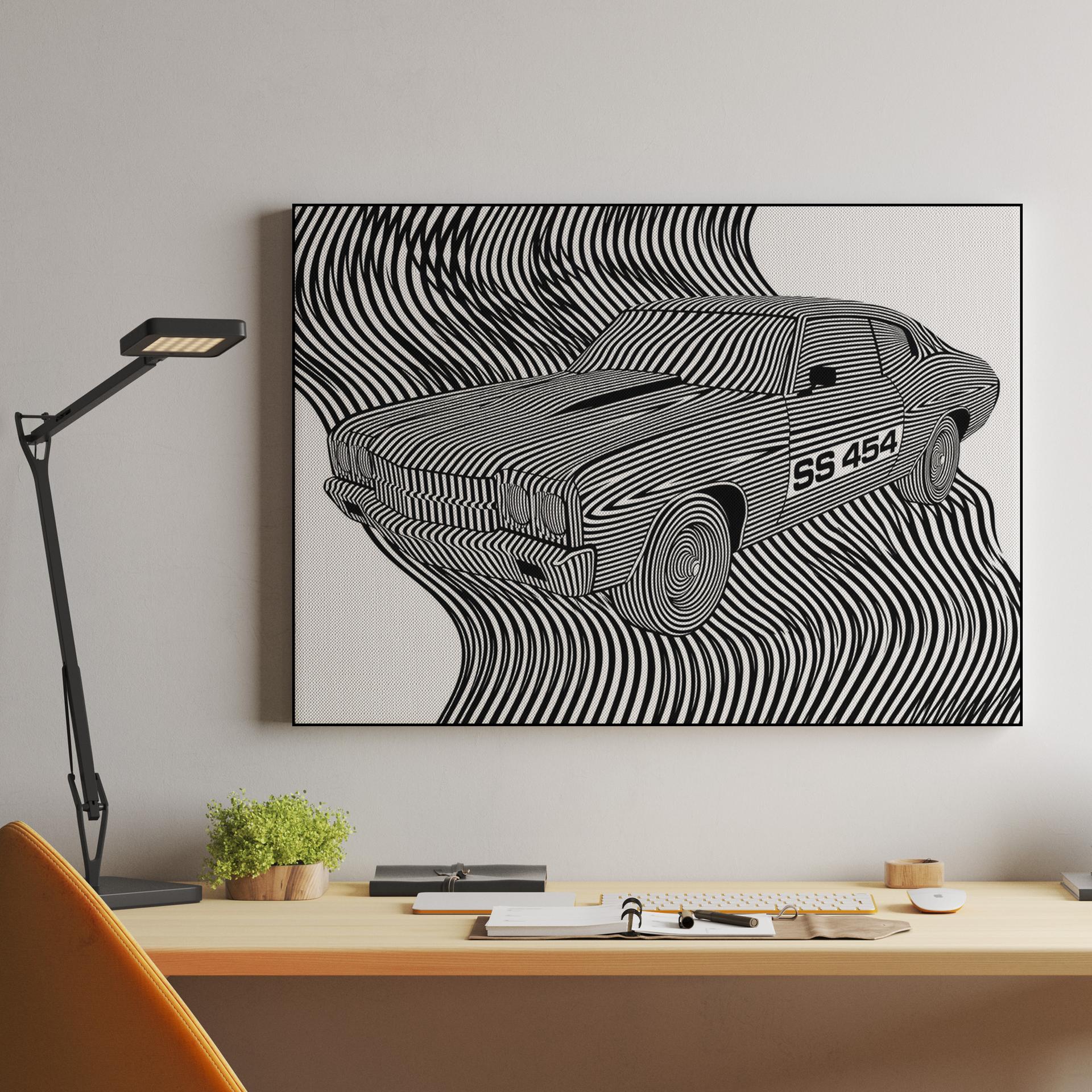 Chevelle SS 454 Optical Illusion