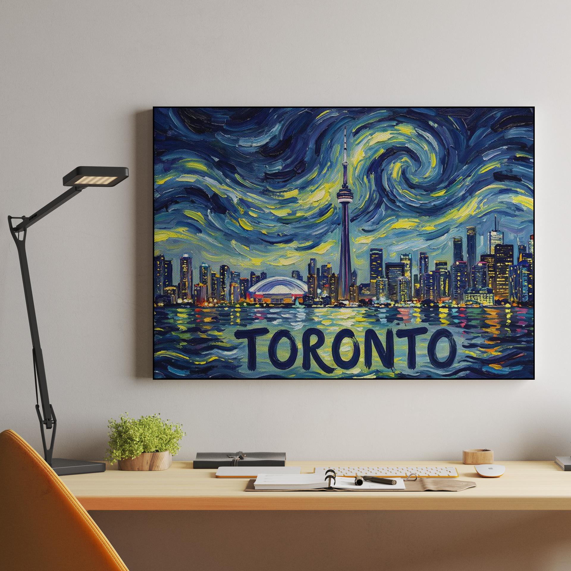 Toronto Starry Night Skyline