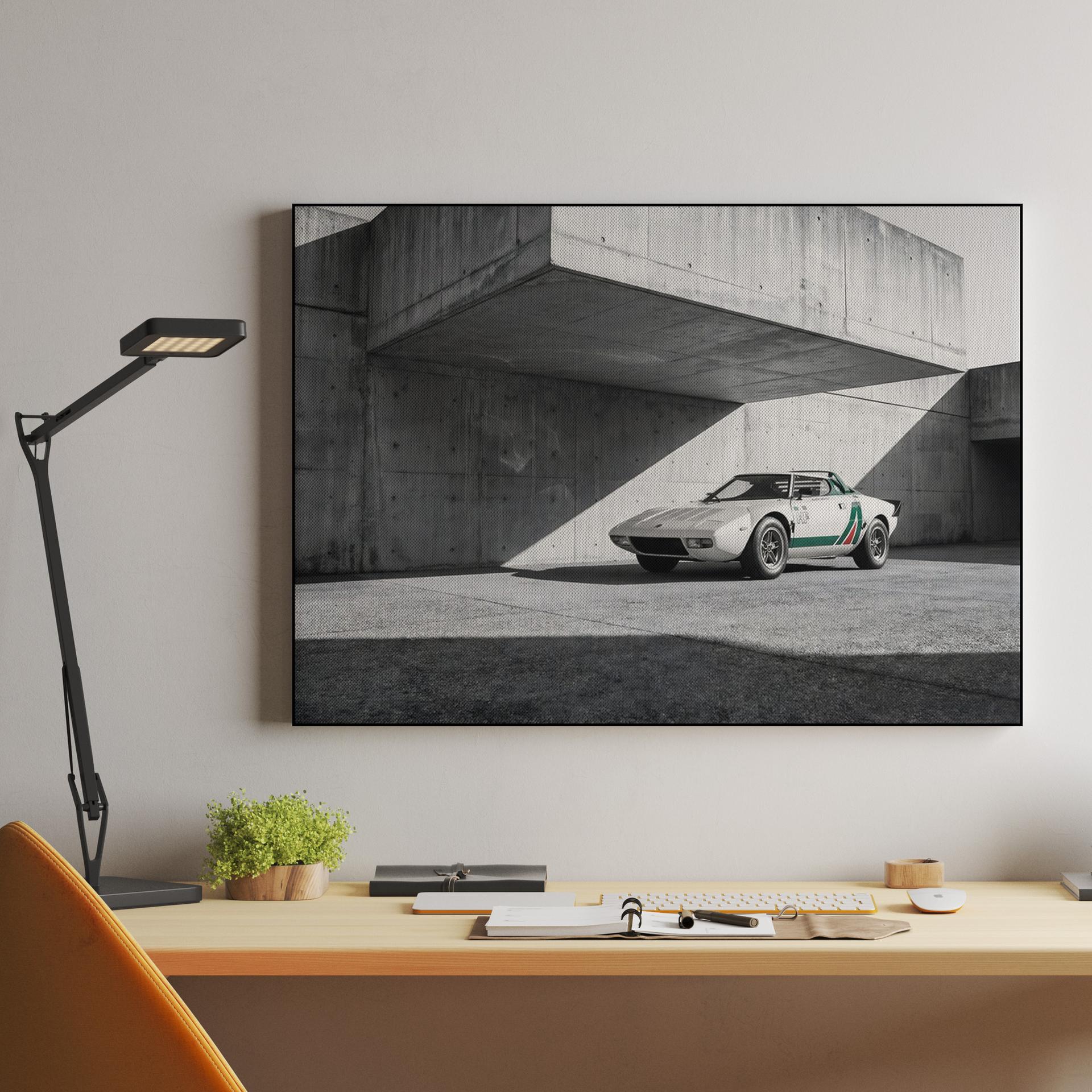 Lancia Stratos: Brutalist Shadow and Alitalia Spirit