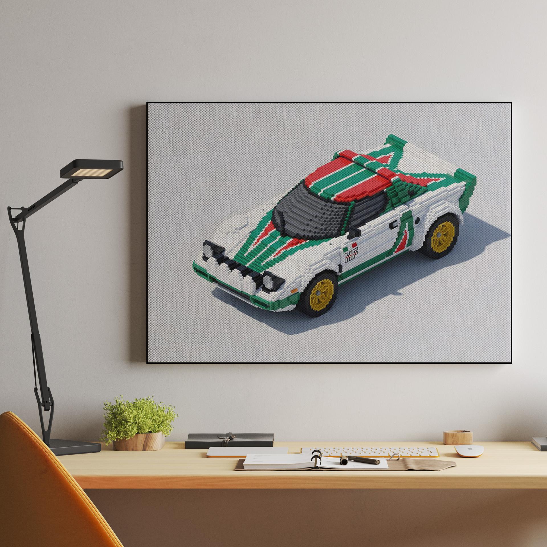 Voxel Rally Legend: Lancia Stratos HF Alitalia Edition