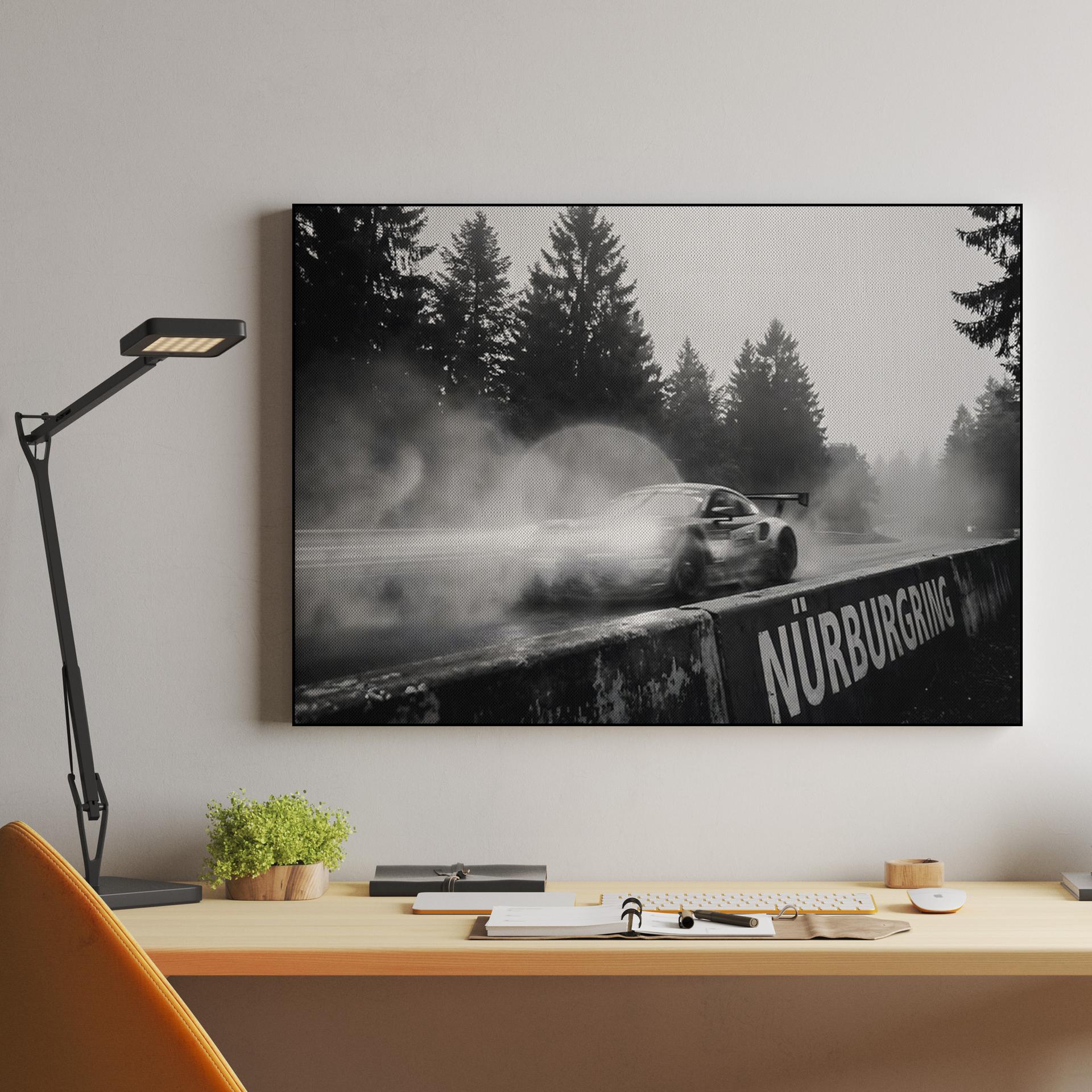 Ghost of the Green Hell: Porsche 911 in the Nürburgring Mist