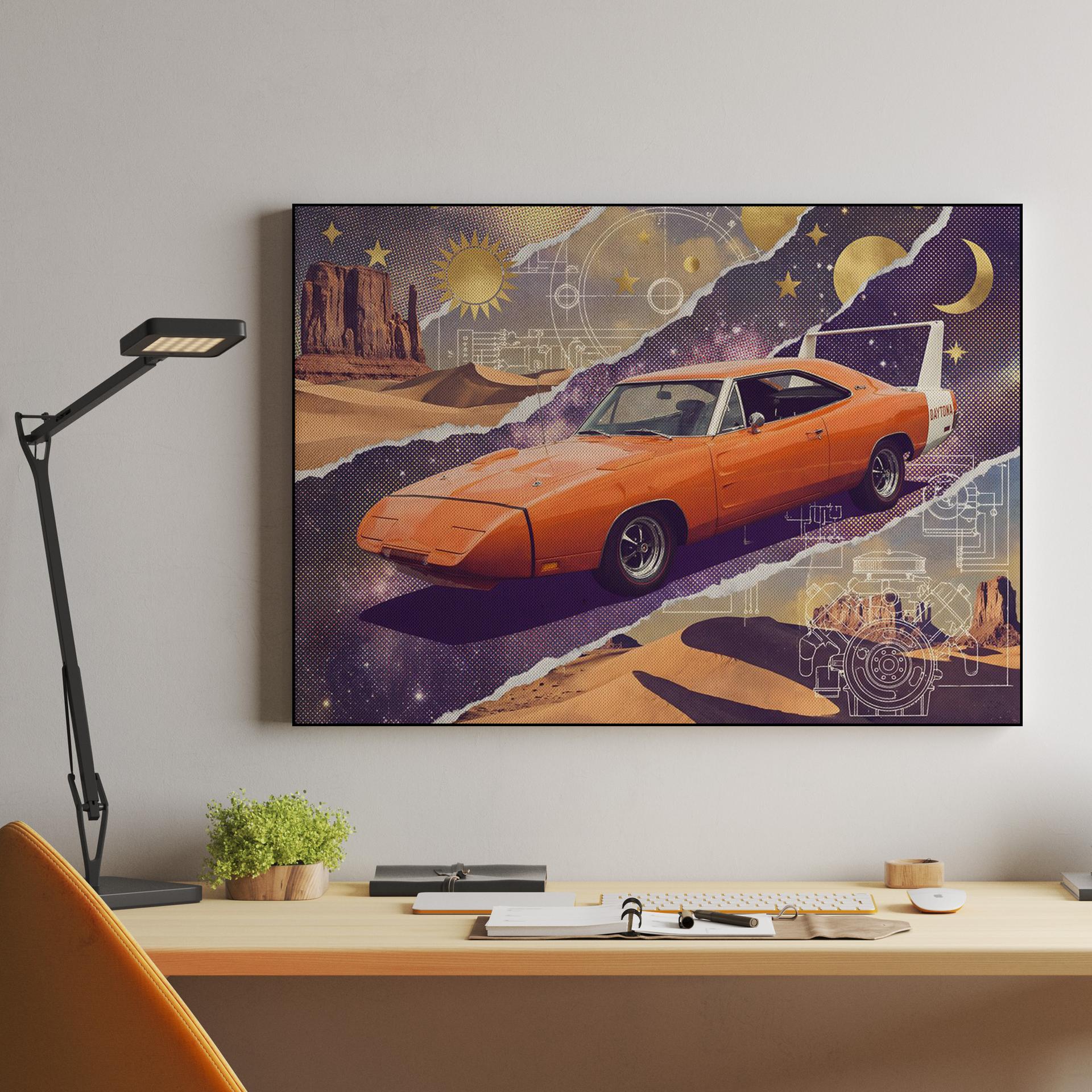 Charger Daytona: Celestial Aero Warrior Collage