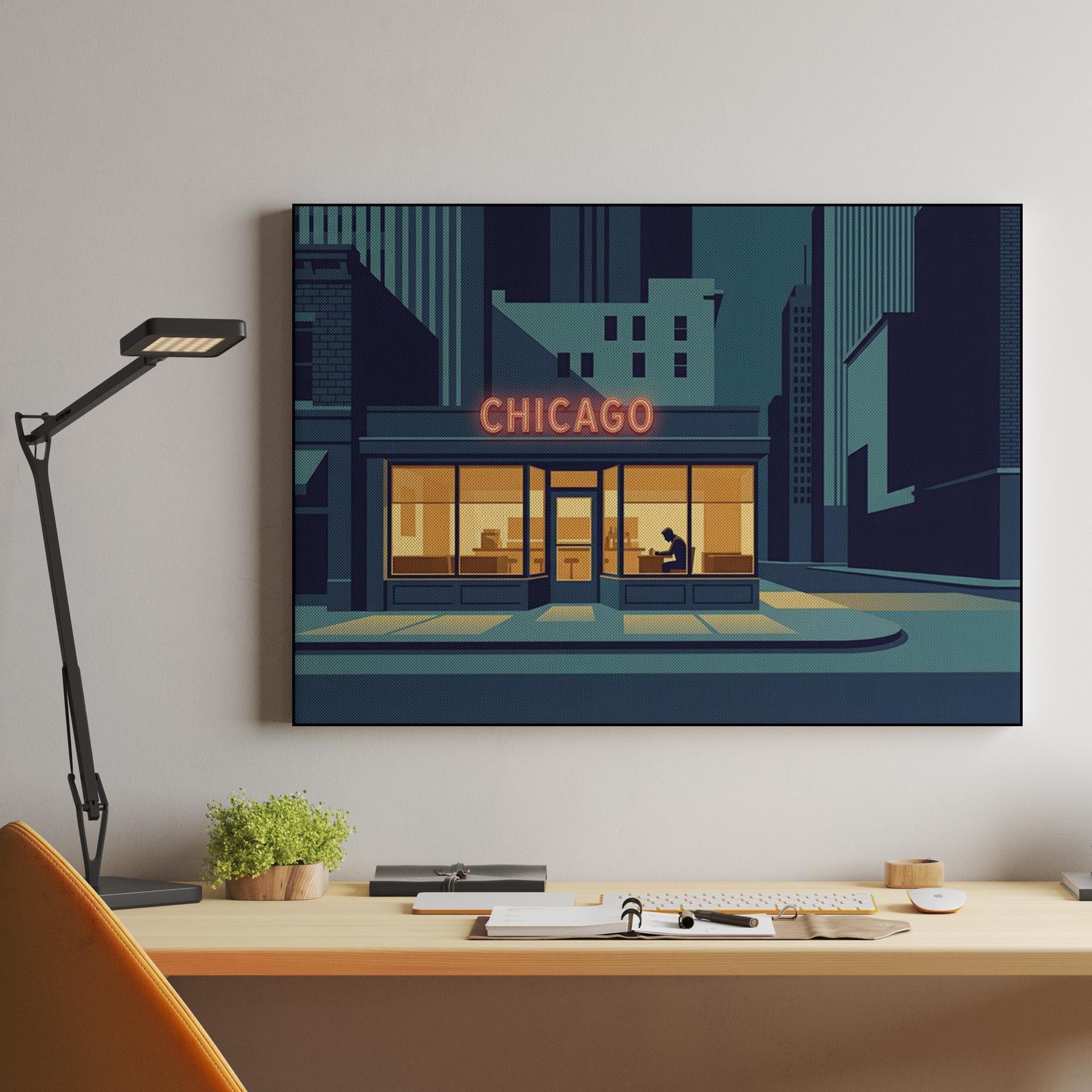 Nighthawks in Chicago: A Study in Solitude