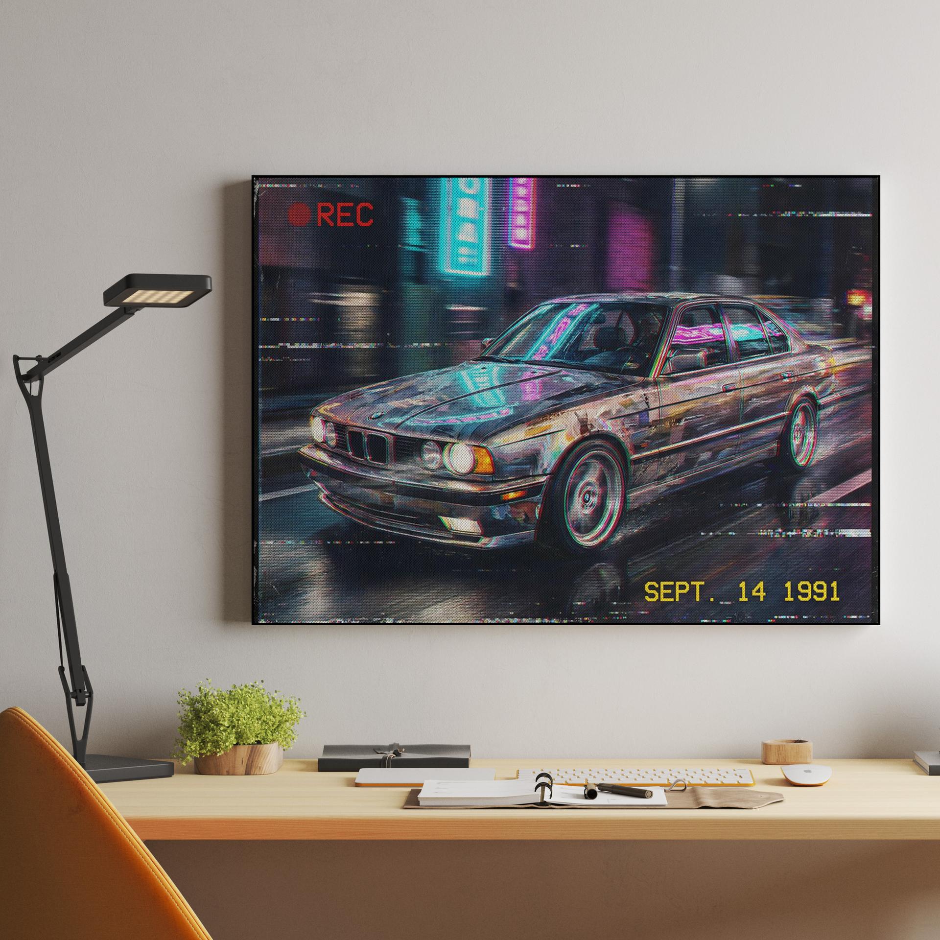 VHS Memories: 1991 BMW E34 Midnight Drive