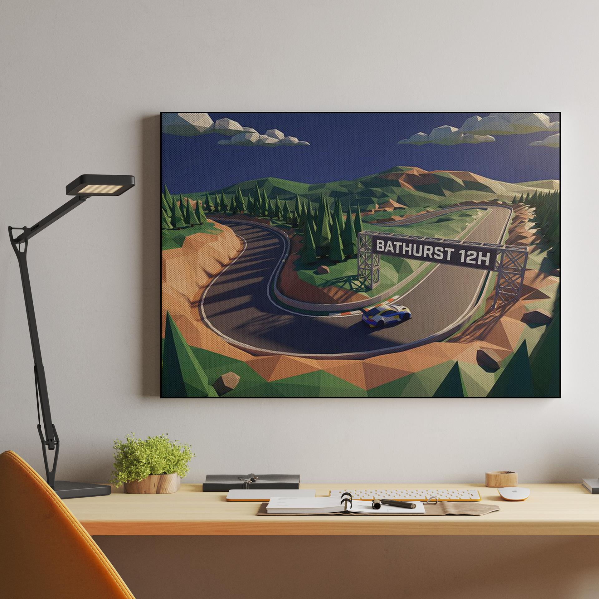 Bathurst 12h Low-Poly Mountain Run